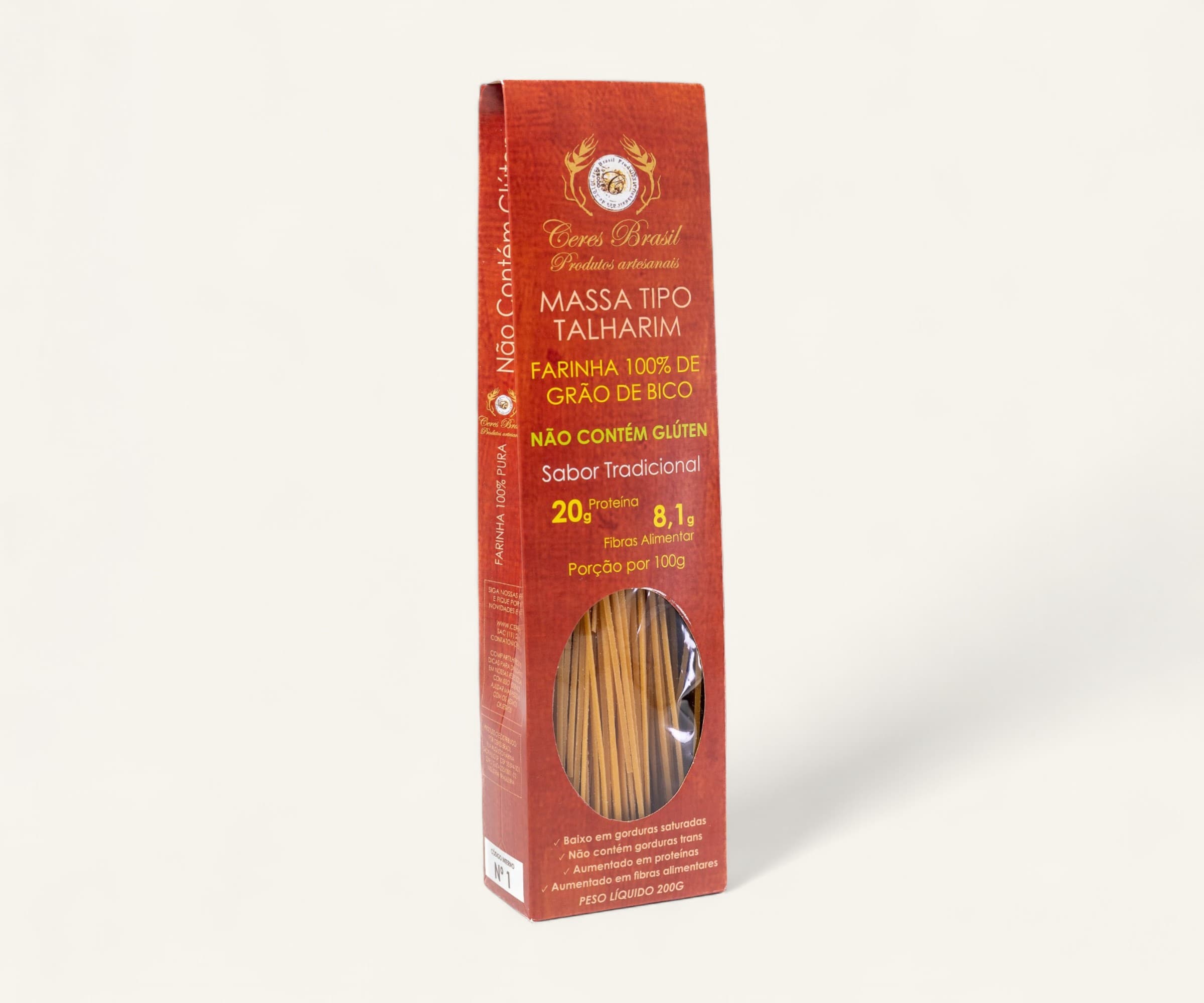 Macarrão talharim de grão de bico 200g