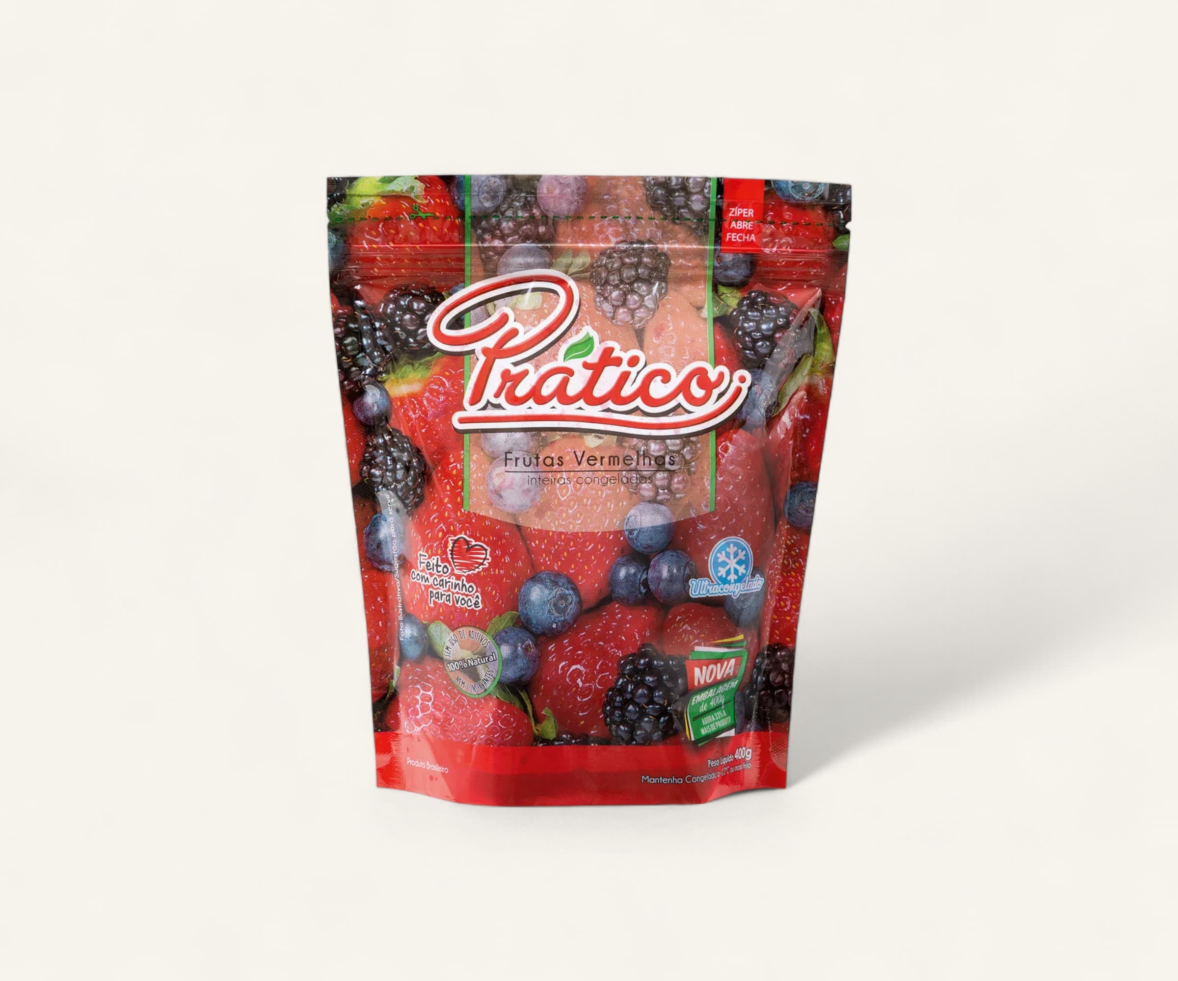 Frutas vermelhas congeladas 400g
