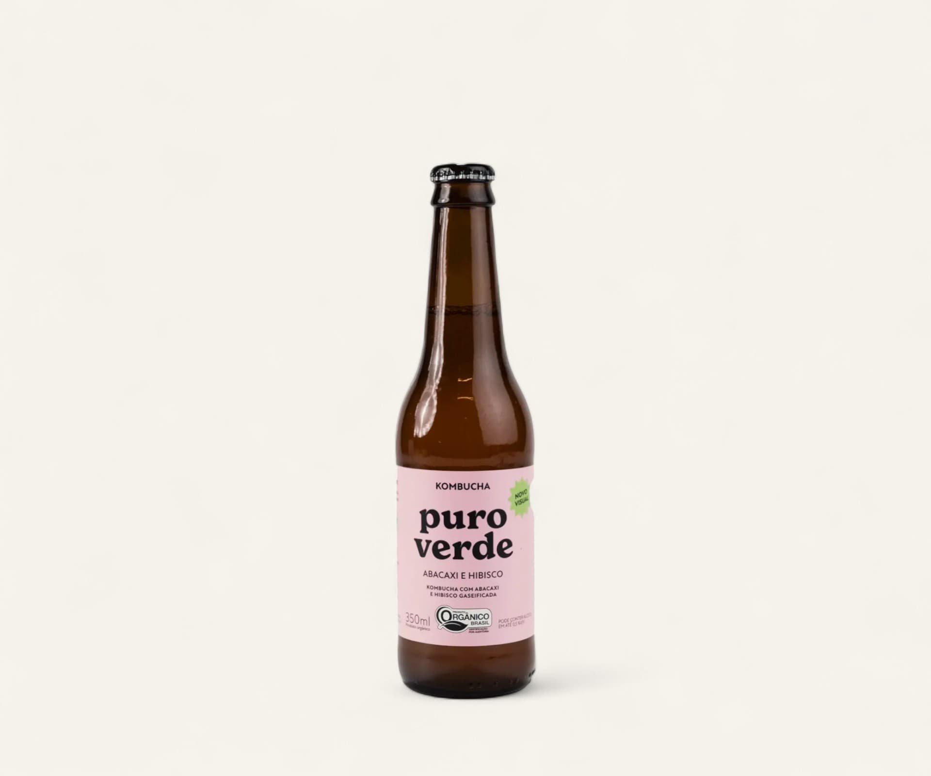 Kombucha hibisco com abacaxi 350ml