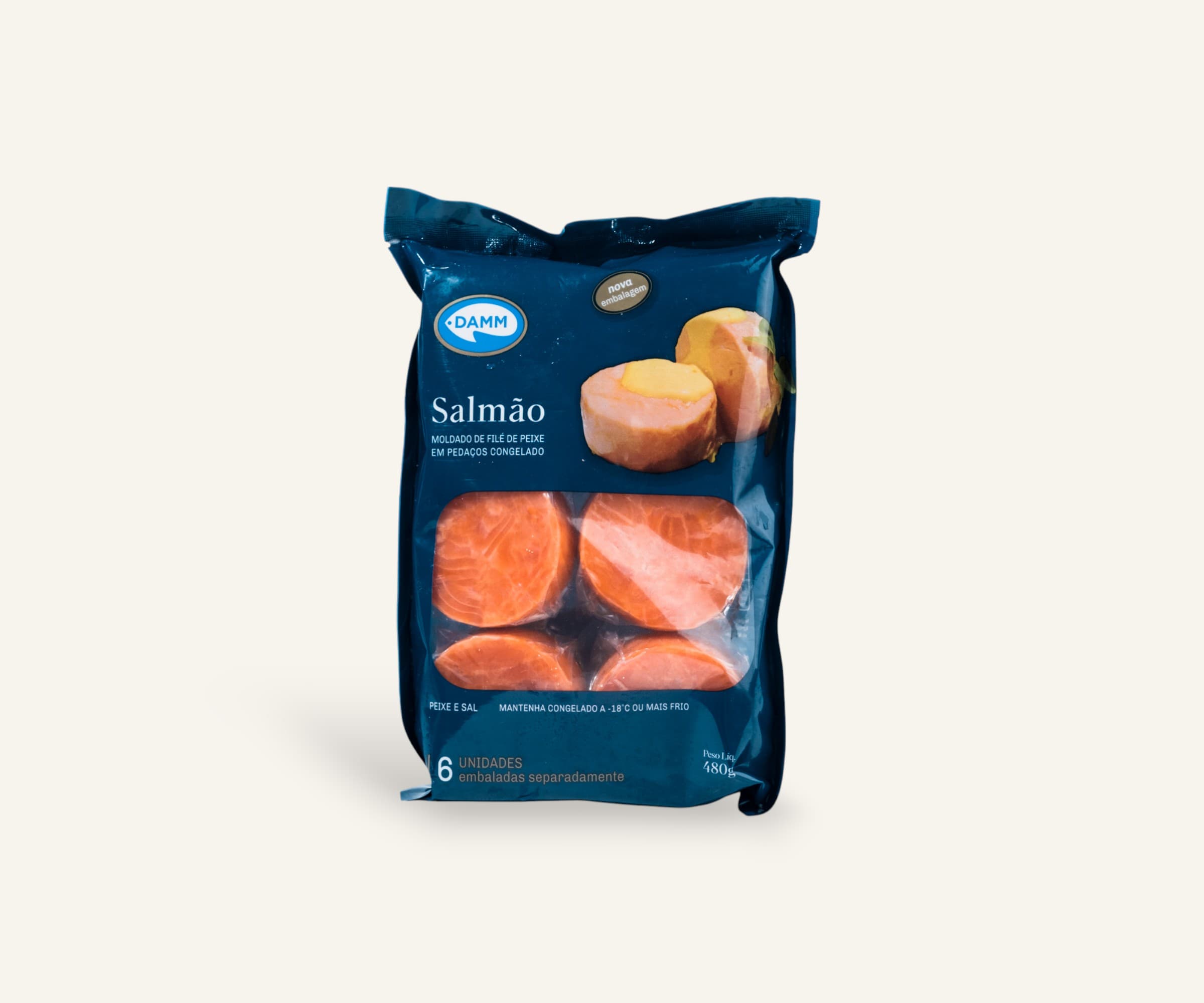 Medalhão de salmão com 6 un