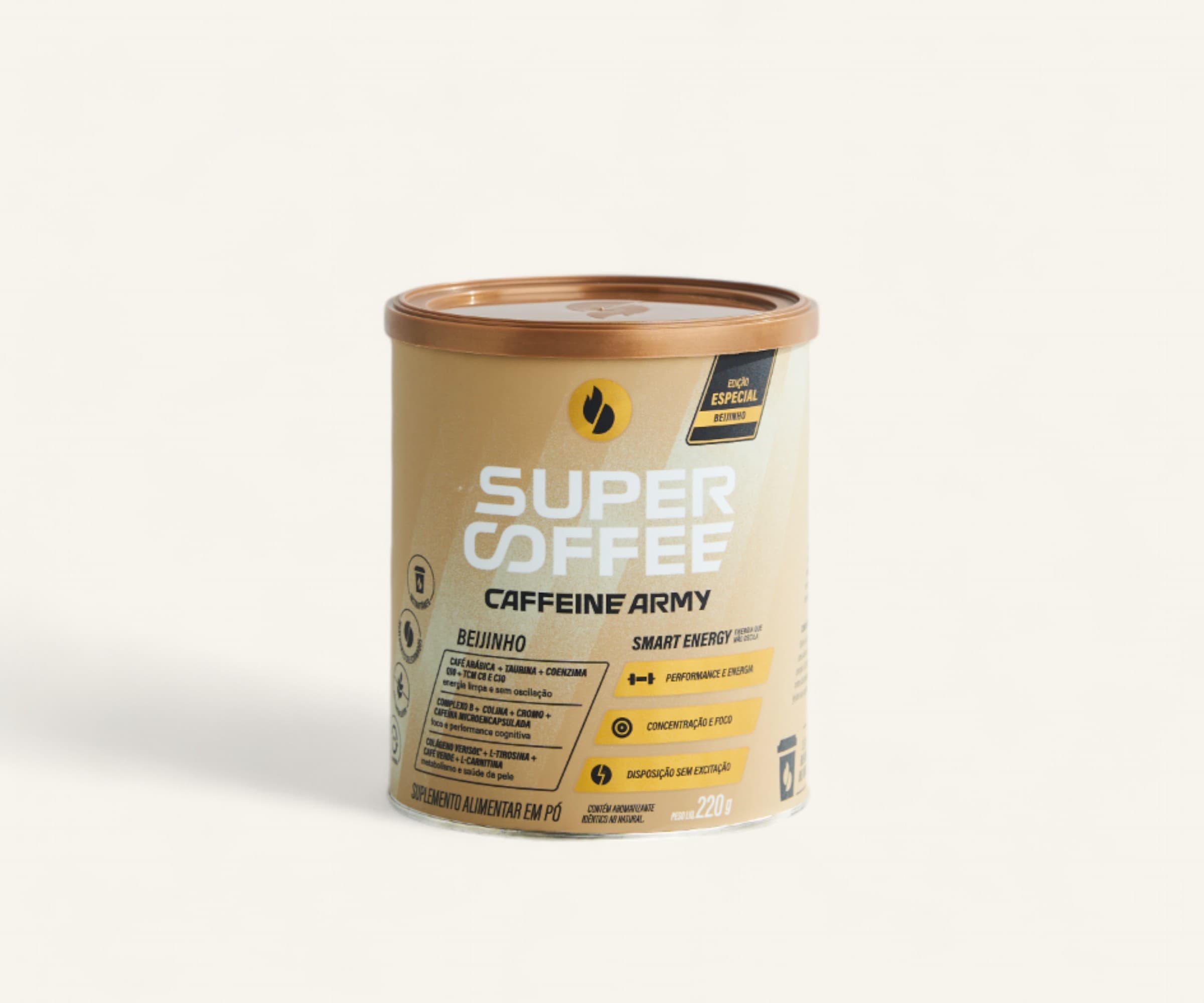 Supercoffee 3.0 beijinho Caffeine Army 220g