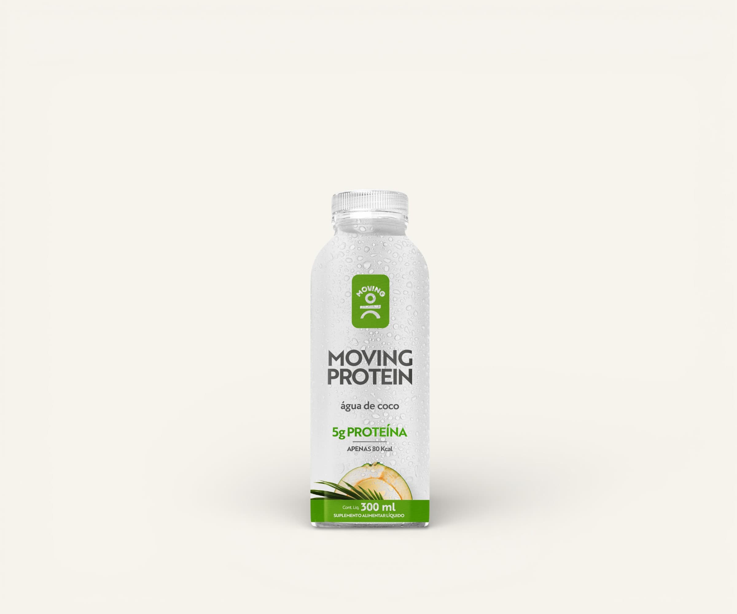 Água de coco com 5g de proteína Moving 300ml