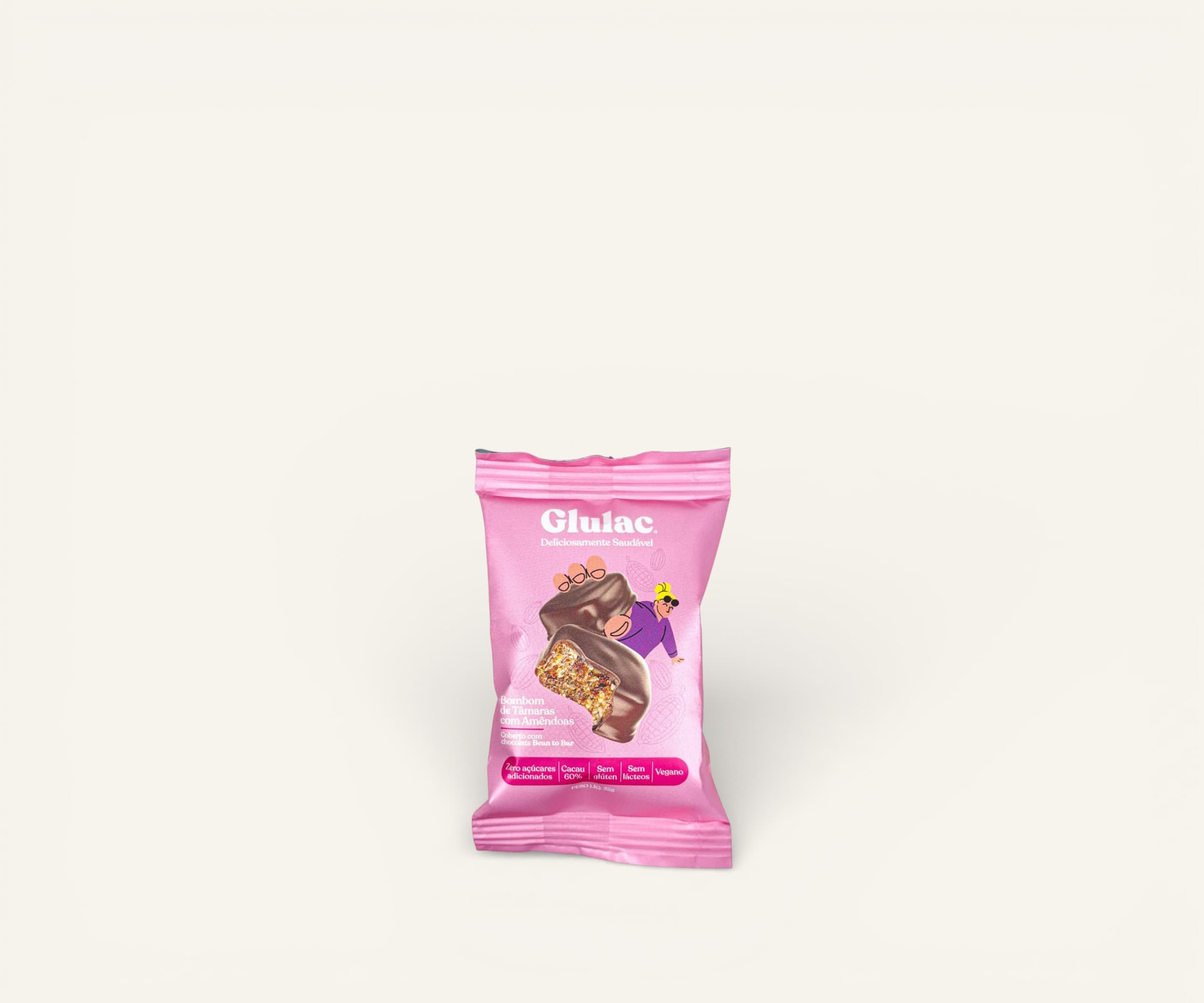 Bombom de tâmaras com amêndoas vegano 32g