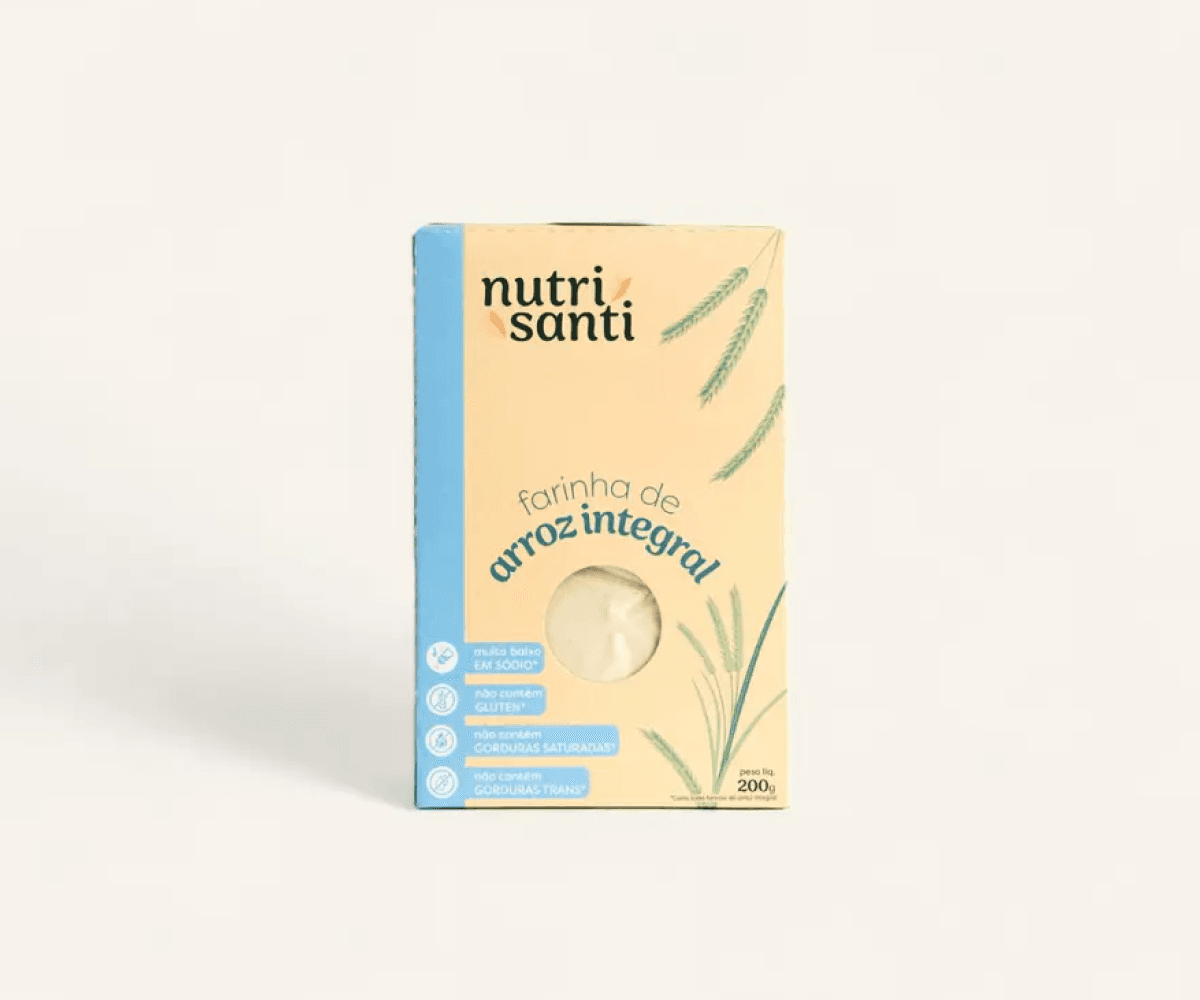 Farinha de arroz integral 200g