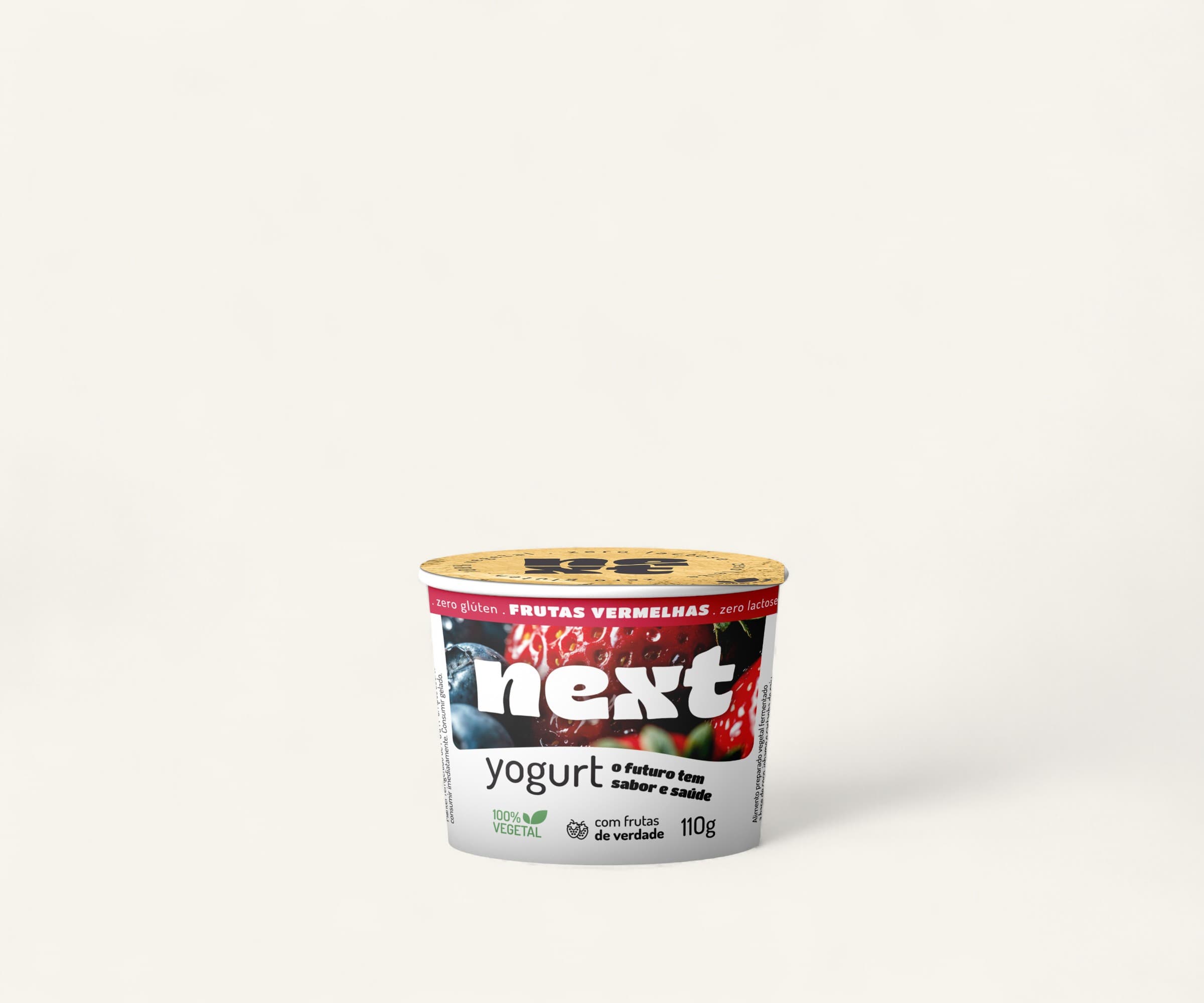 Iogurte vegetal com frutas vermelhas Next 110g