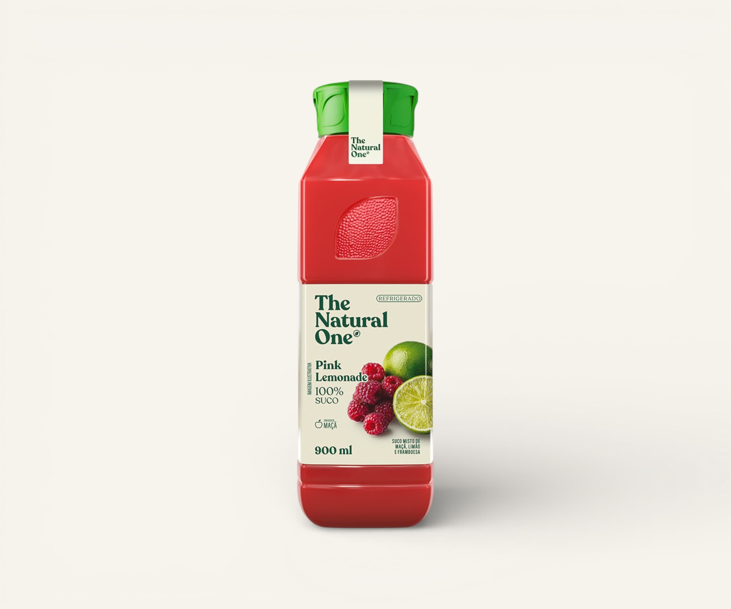 Suco pink lemonade Natural One refrigerado 900ml