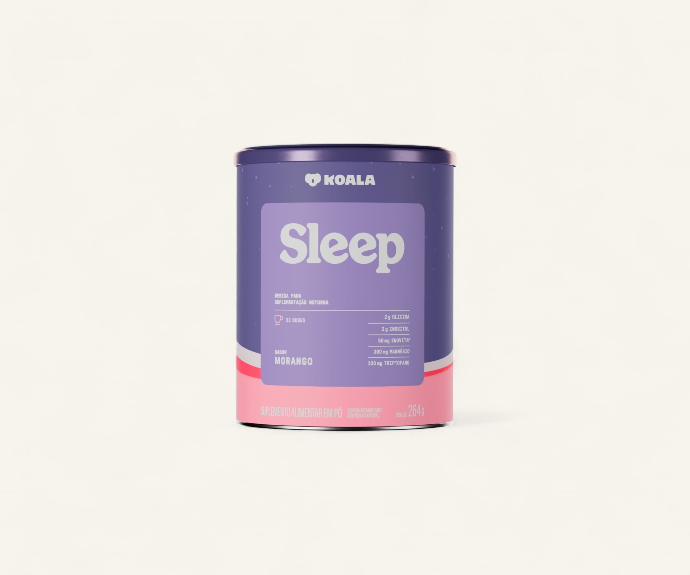 Koala sleep morango 264g