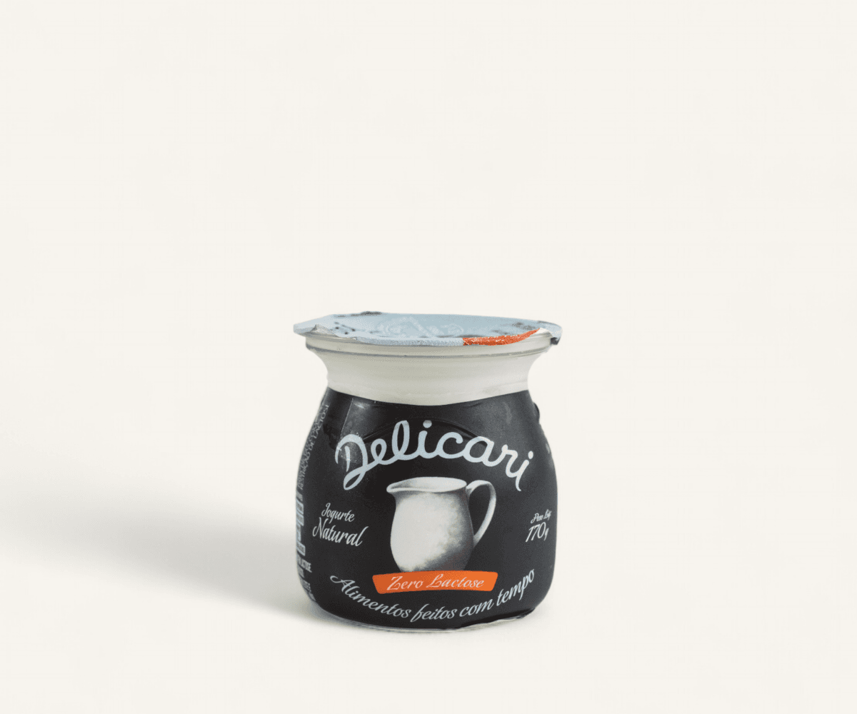 Iogurte natural zero lactose Delicari 170ml
