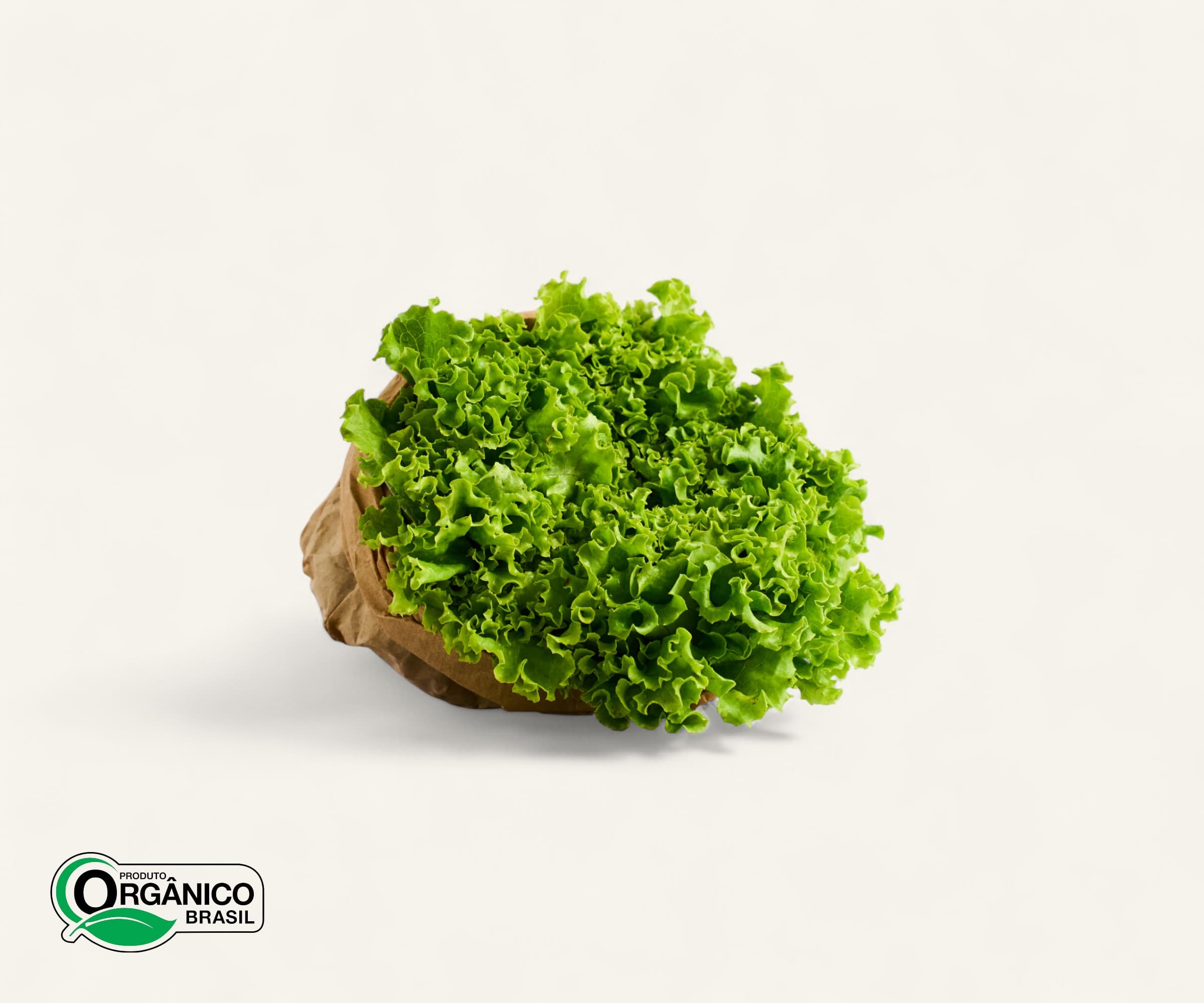 Alface crespa orgânica 150g