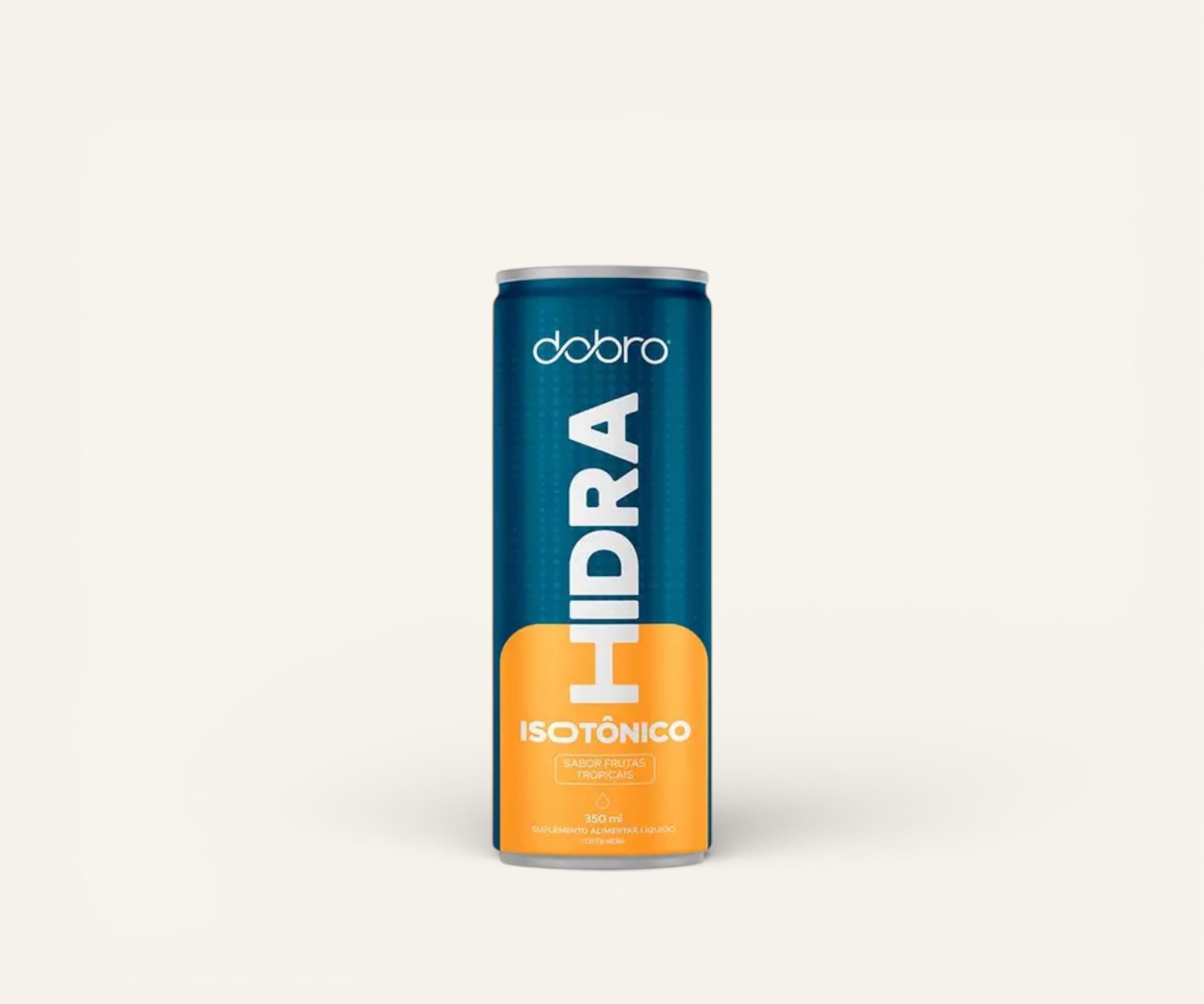 Hidra isotônico Dobro sabor frutas tropicais lata 350ml
