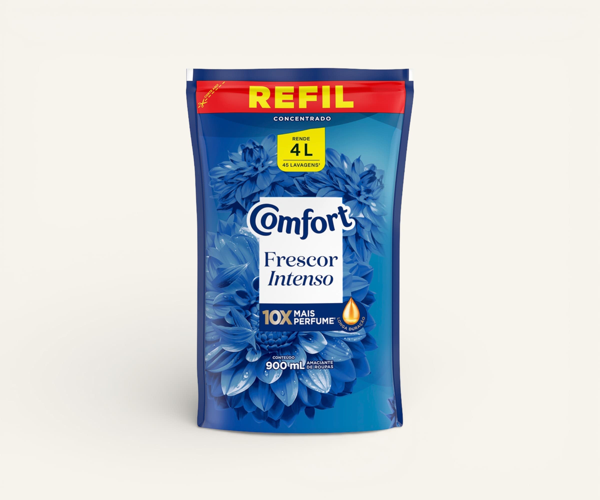 Amaciante concentrado Comfort Cuidado Intensivo refil 900ml