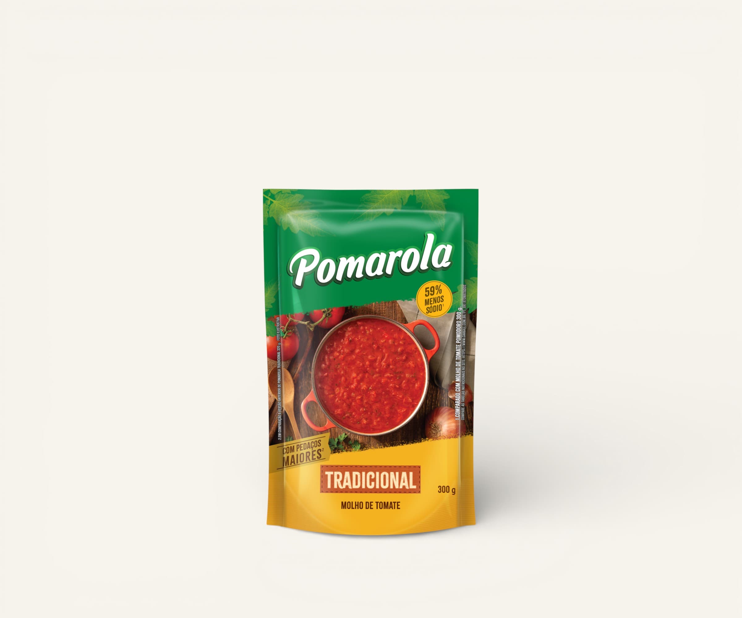 Molho de tomate Pomarola tradicional 300g