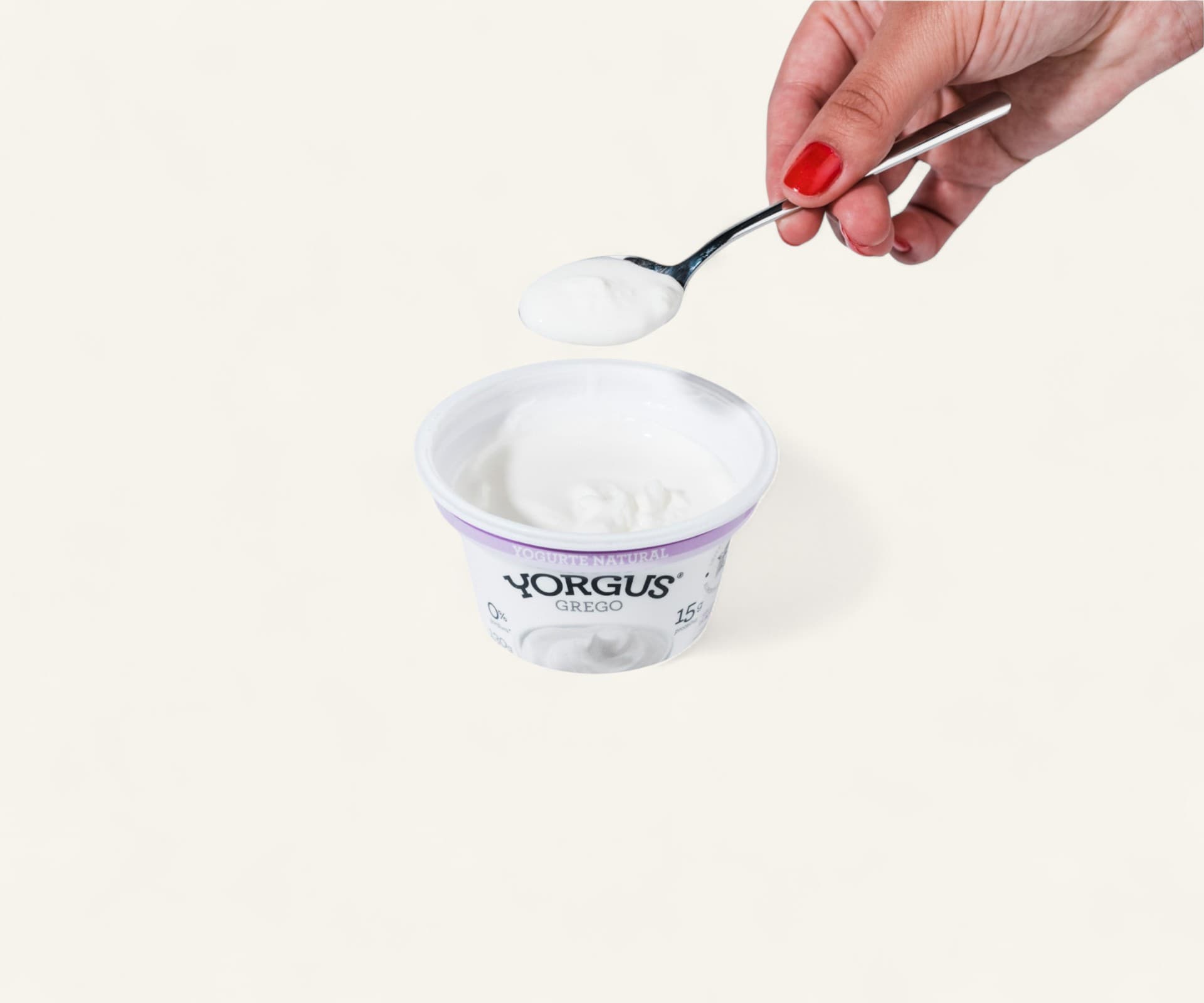 Iogurte grego natural Yorgus zero gordura 130g