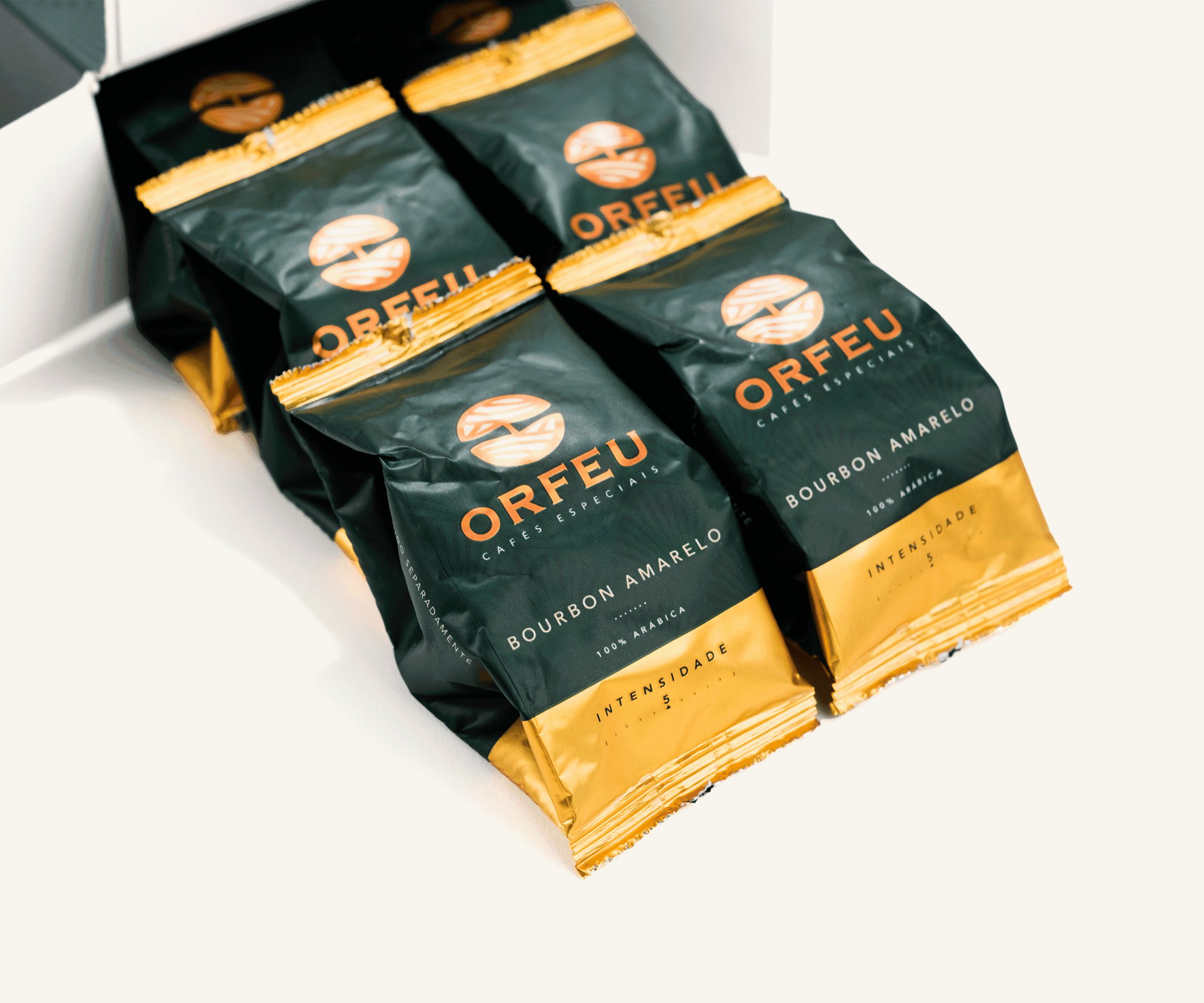 Cápsulas café Orfeu bourbon amarelo Nespresso 10 unidades