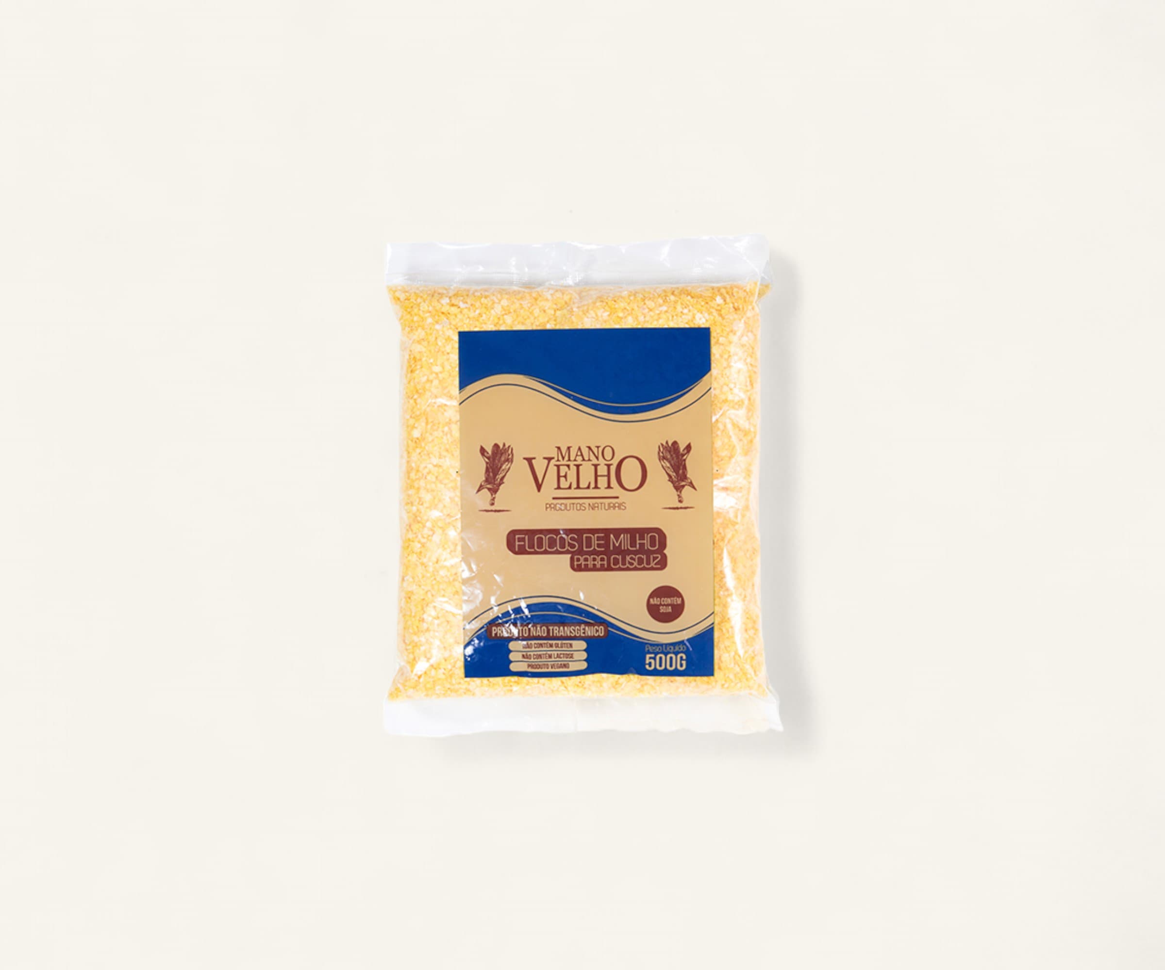 Flocos de milho para cuscuz Mano Velho 500g