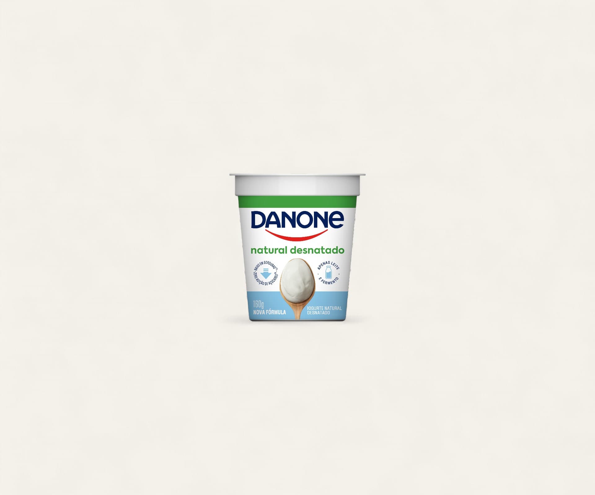 Iogurte natural desnatado Danone 160g