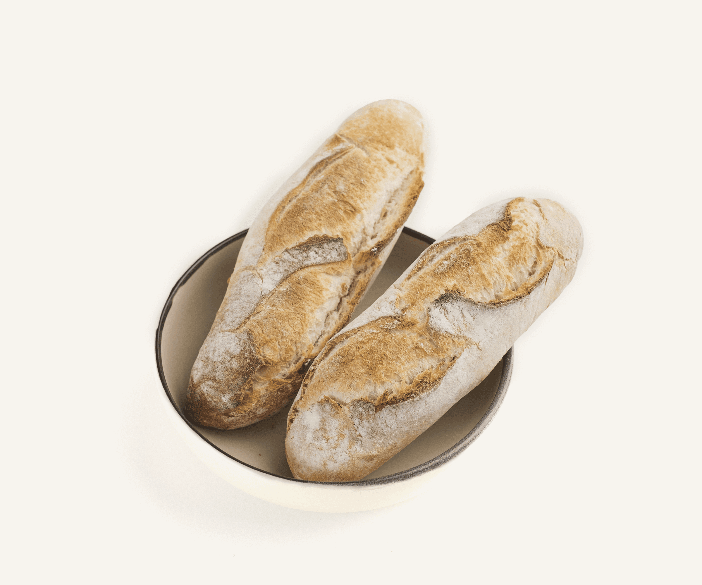 Baguete francesa pré assada congelada 2 un 250g
