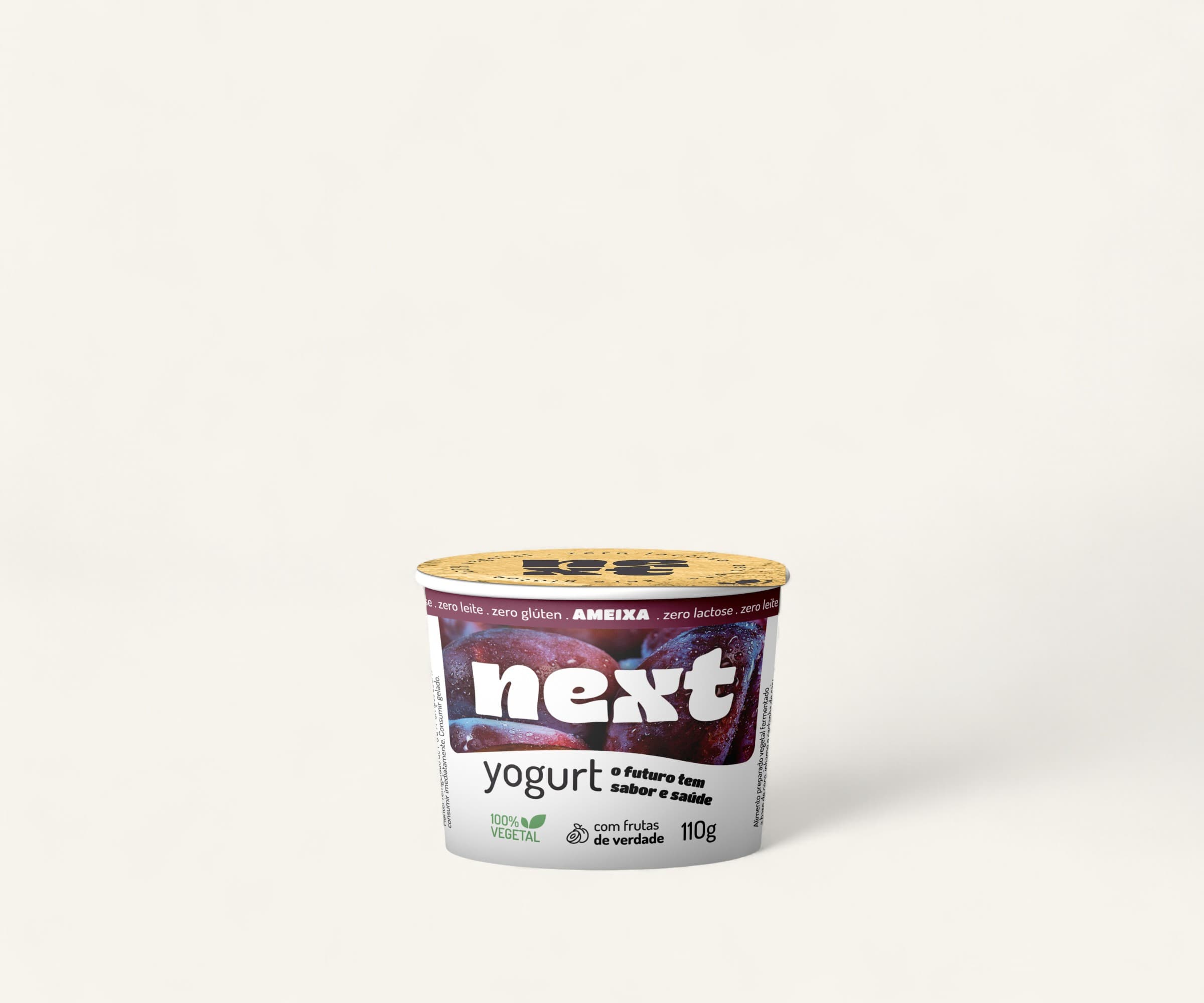 Iogurte vegetal com ameixa Next 110g
