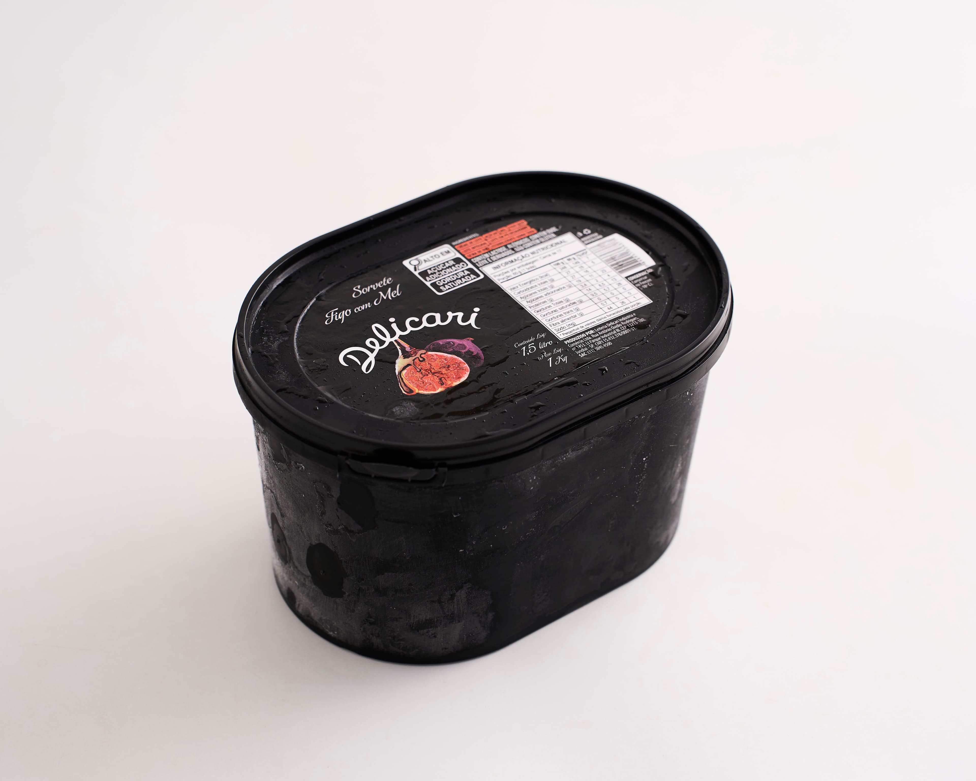 Sorvete de figo com mel Delicari 1,5l