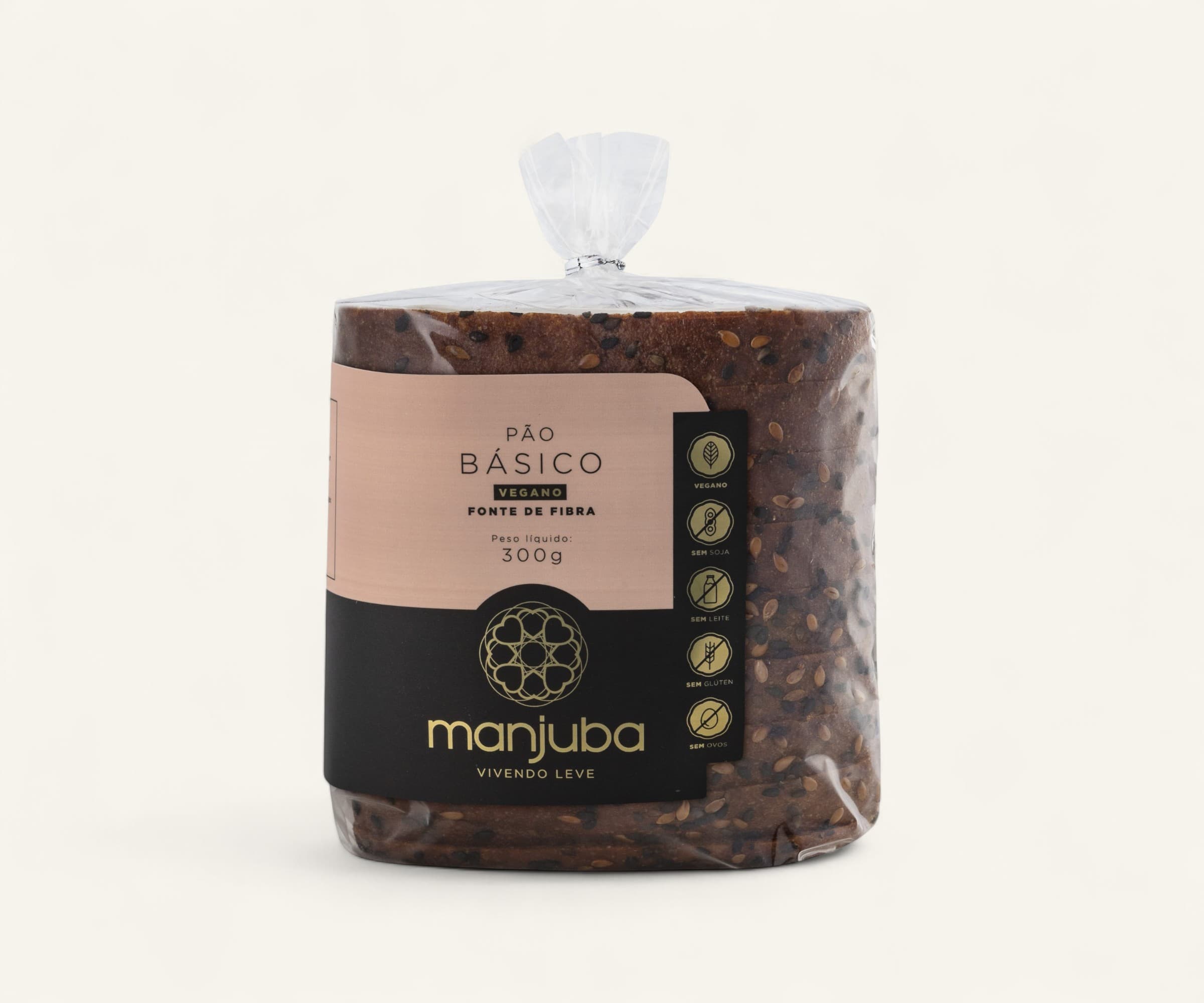 Pão de forma básico vegano 300g
