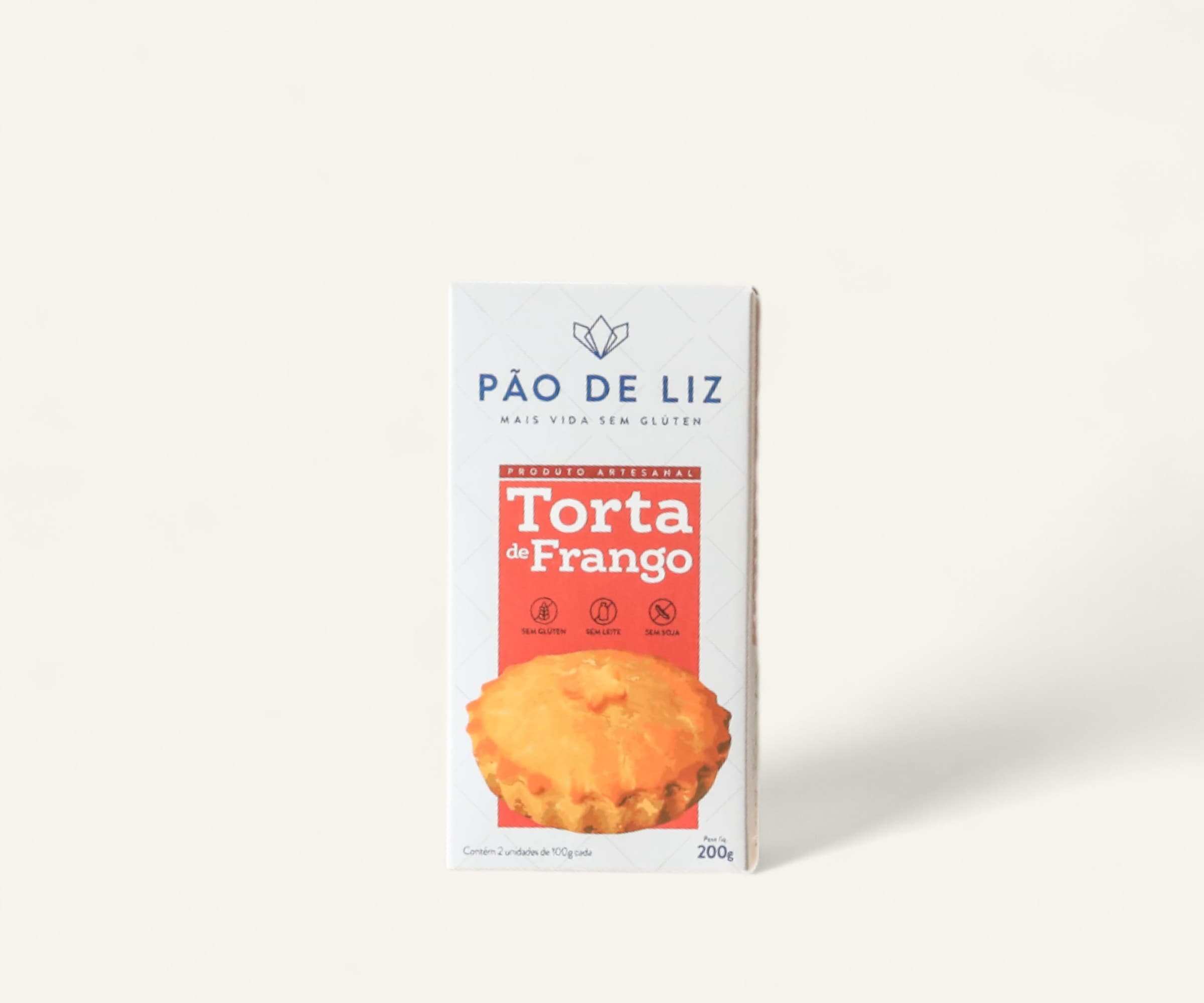 Torta de frango 200g (2un - 100g)