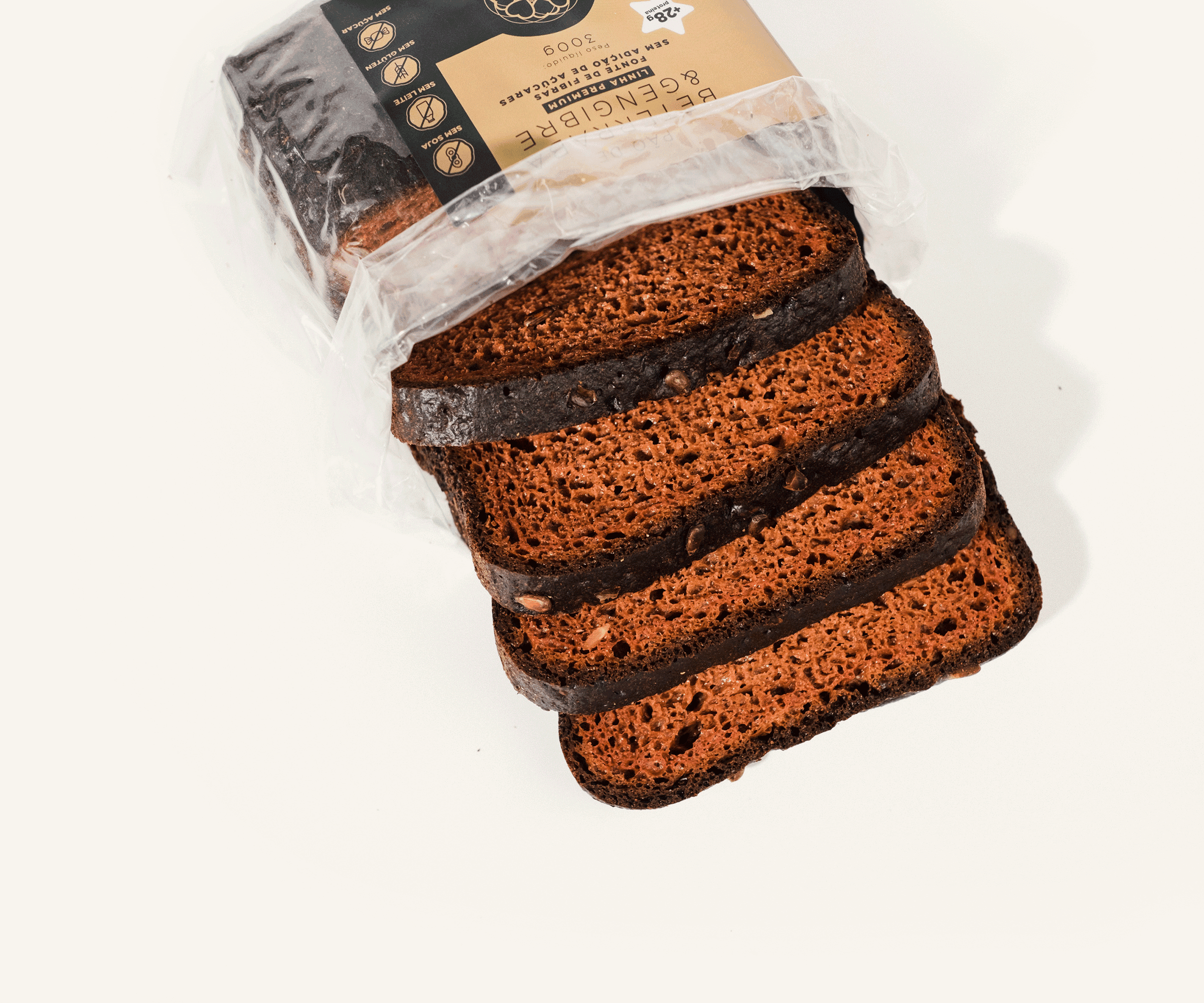 Pão de beterraba e gengibre 300g