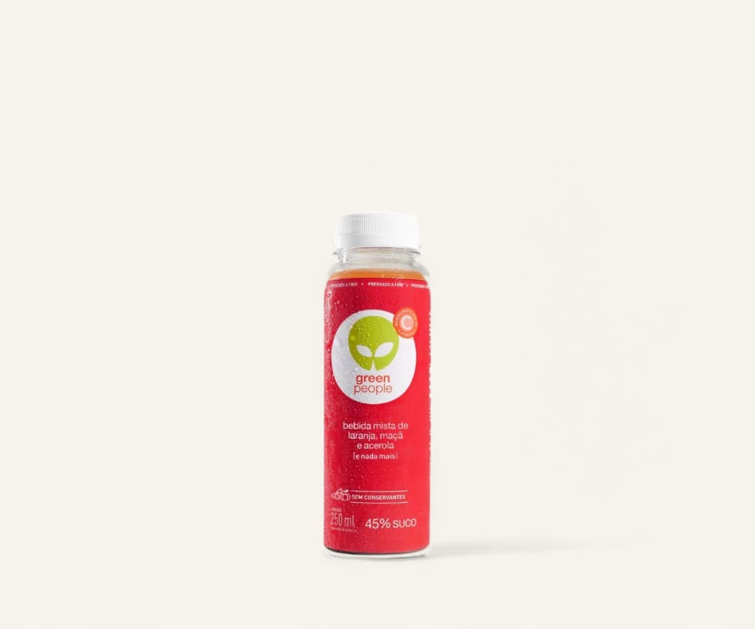 Suco de laranja e acerola Greenpeople 250ml