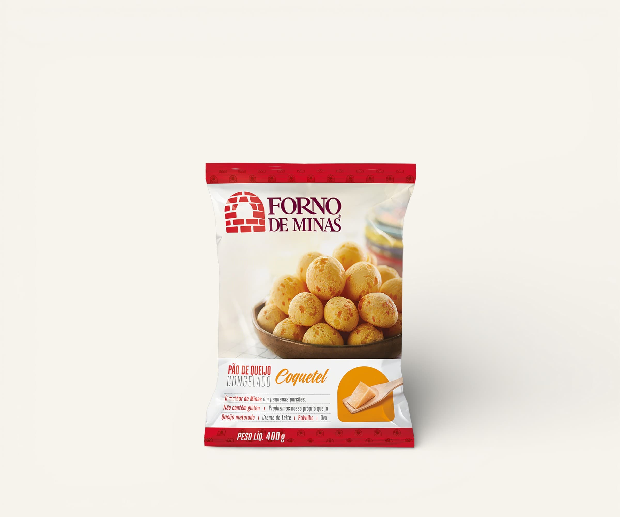 Pão de Queijo Coquetel Forno de Minas 400g