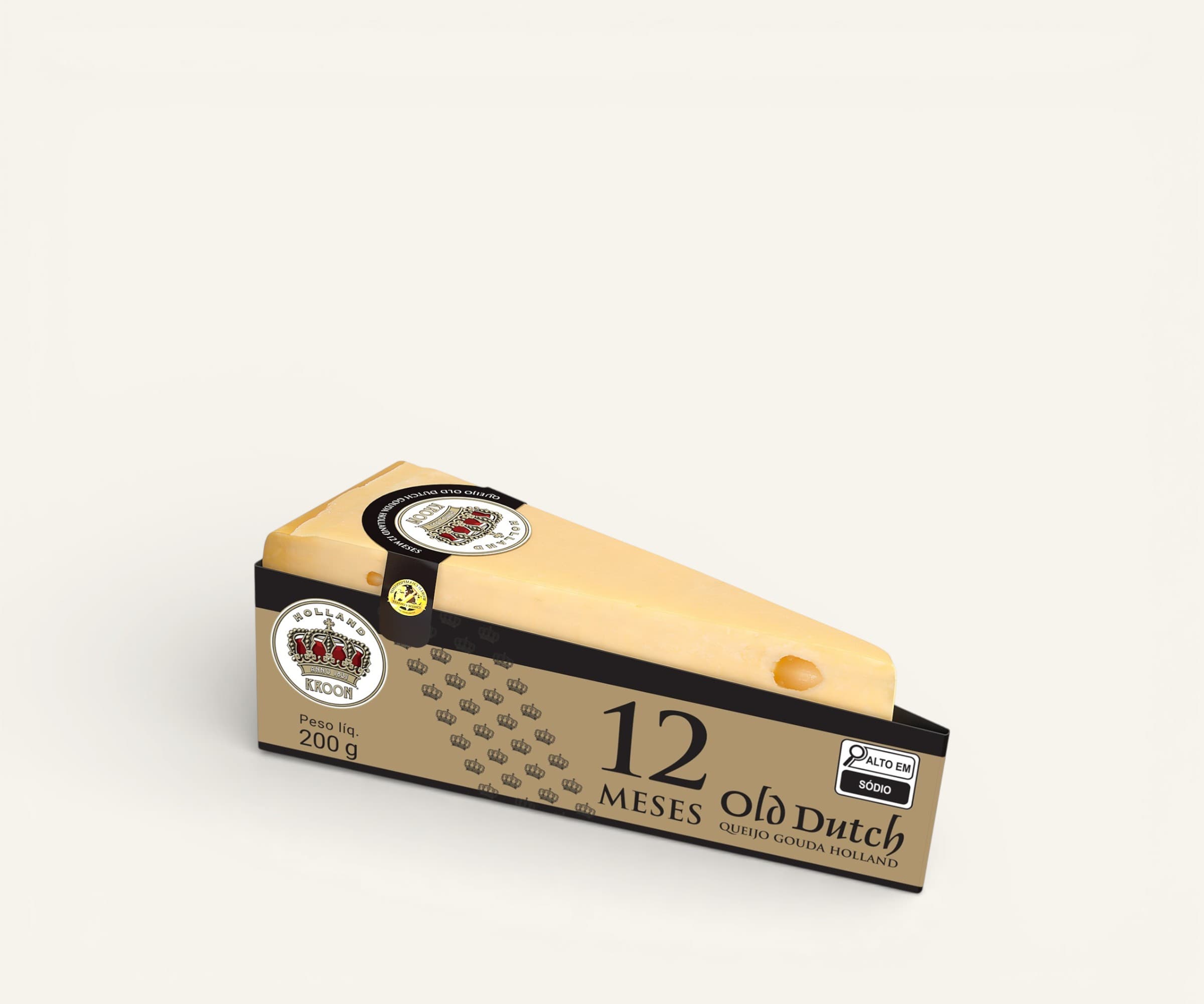 Queijo holandês gouda Old Dutch 12 meses Kroon fração aprox. 150g