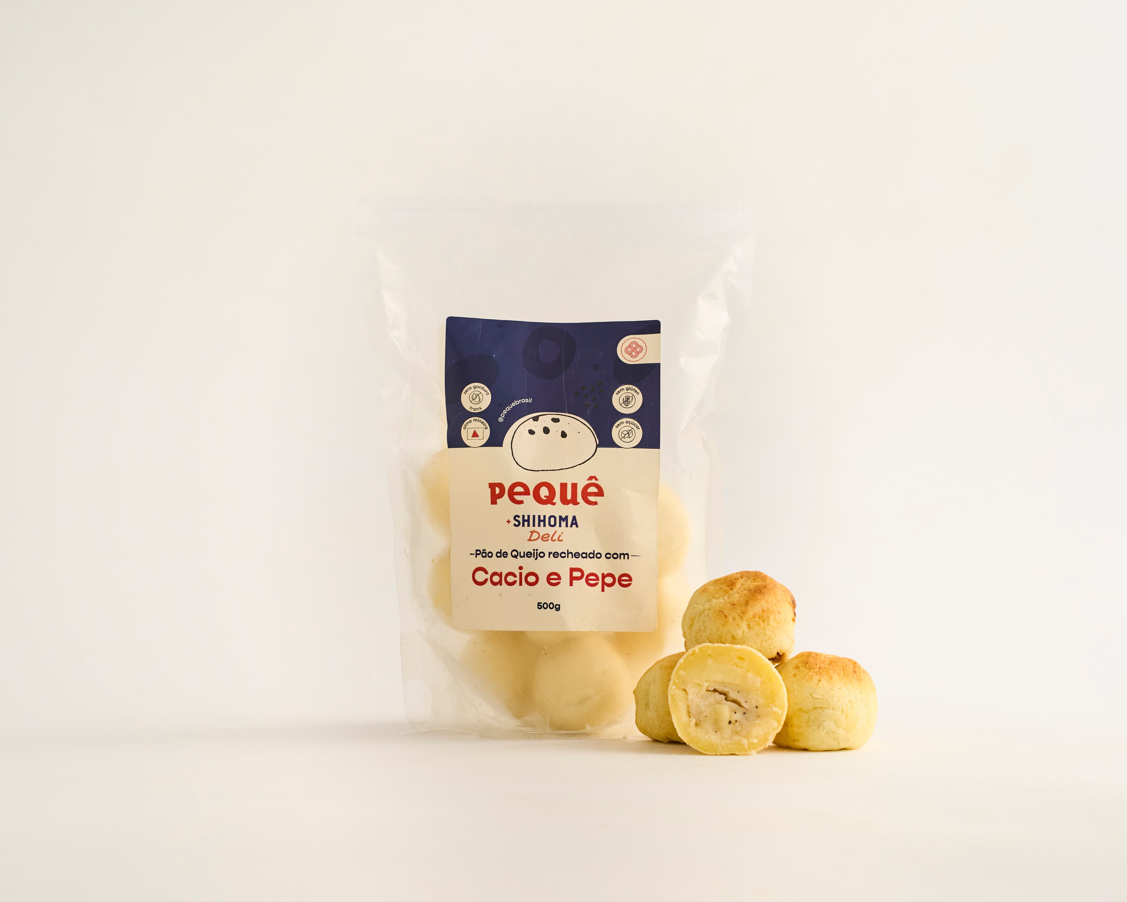 Pão de Queijo Cacio e Pepe 500g