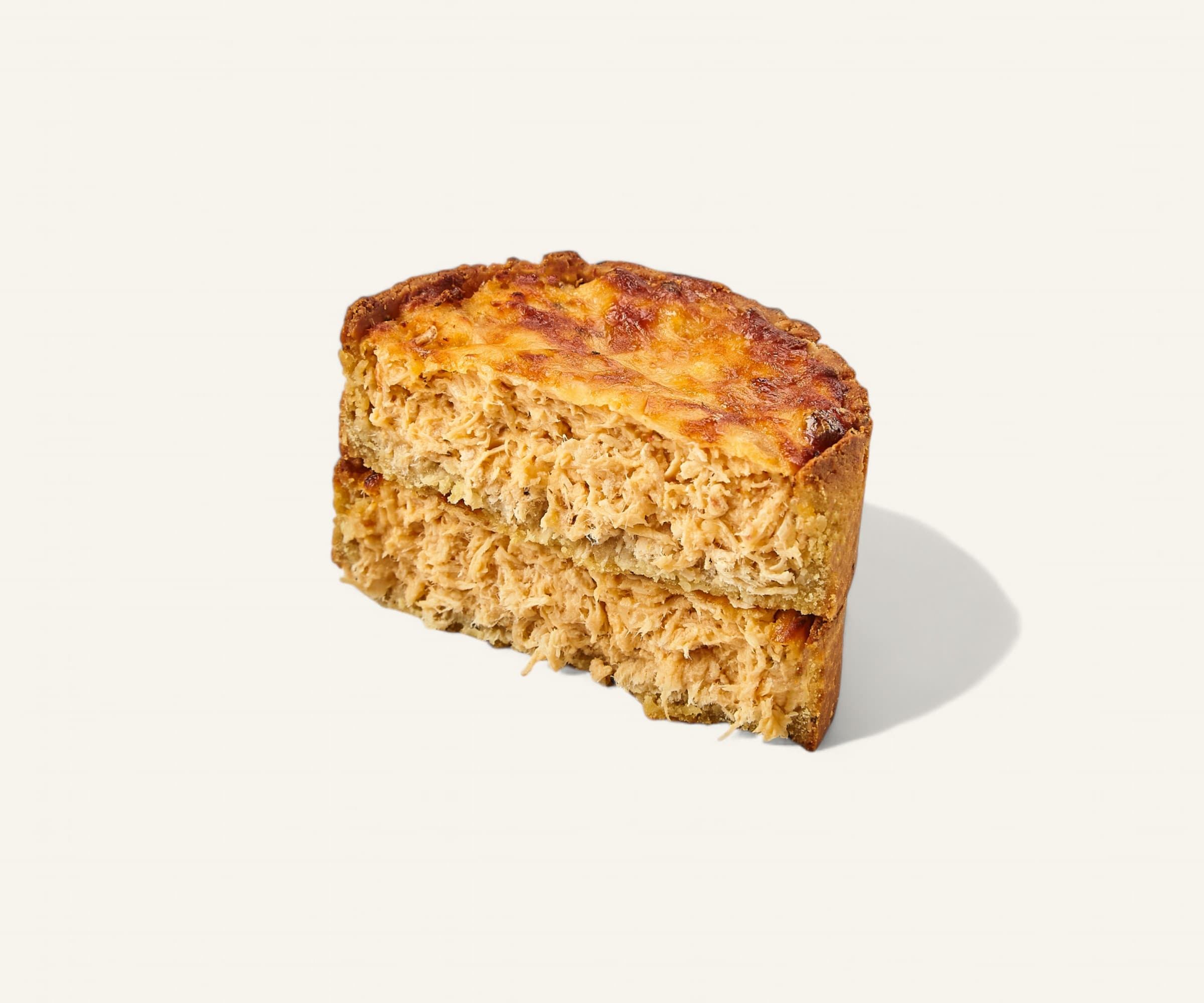 Torta de frango desfiado e requeijão sem lactose 180g
