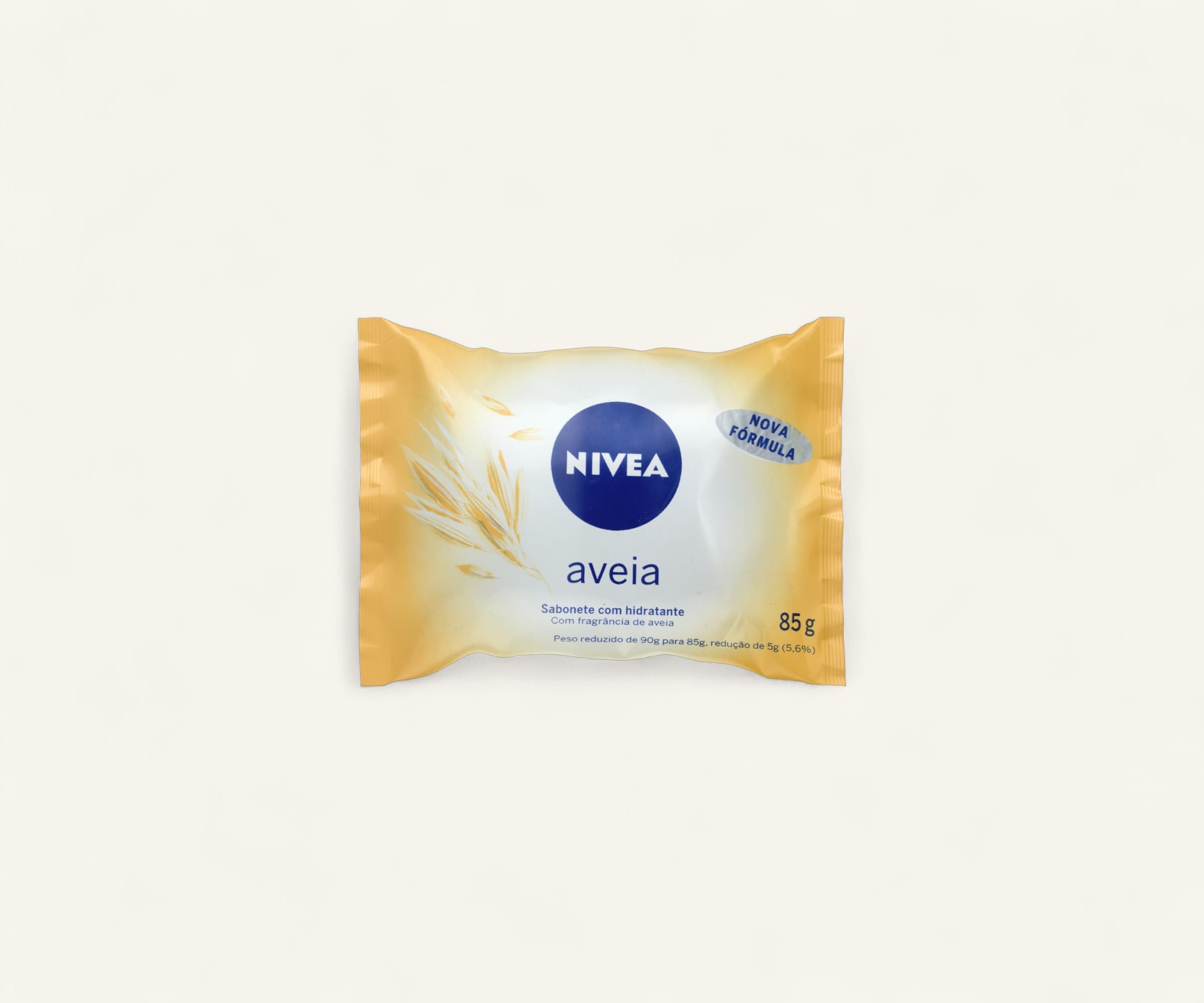 Sabonete em barra com hidratante Nivea aveia 85g