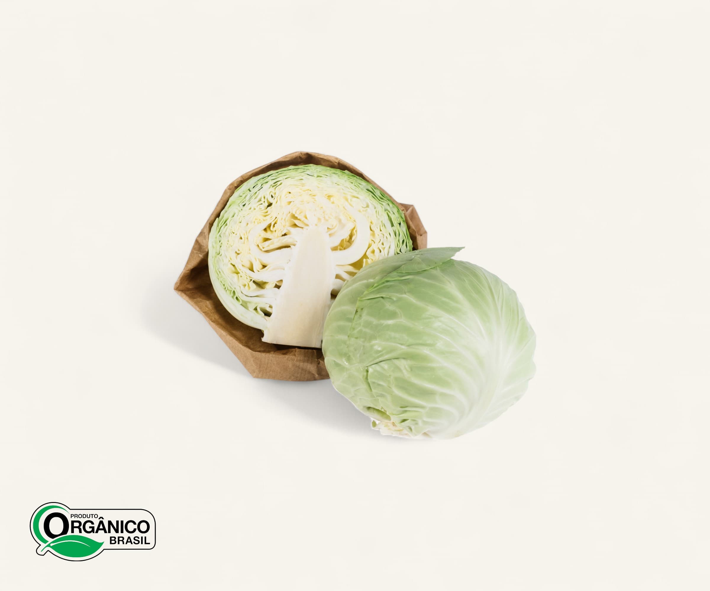 Repolho verde orgânico 300g | 1un