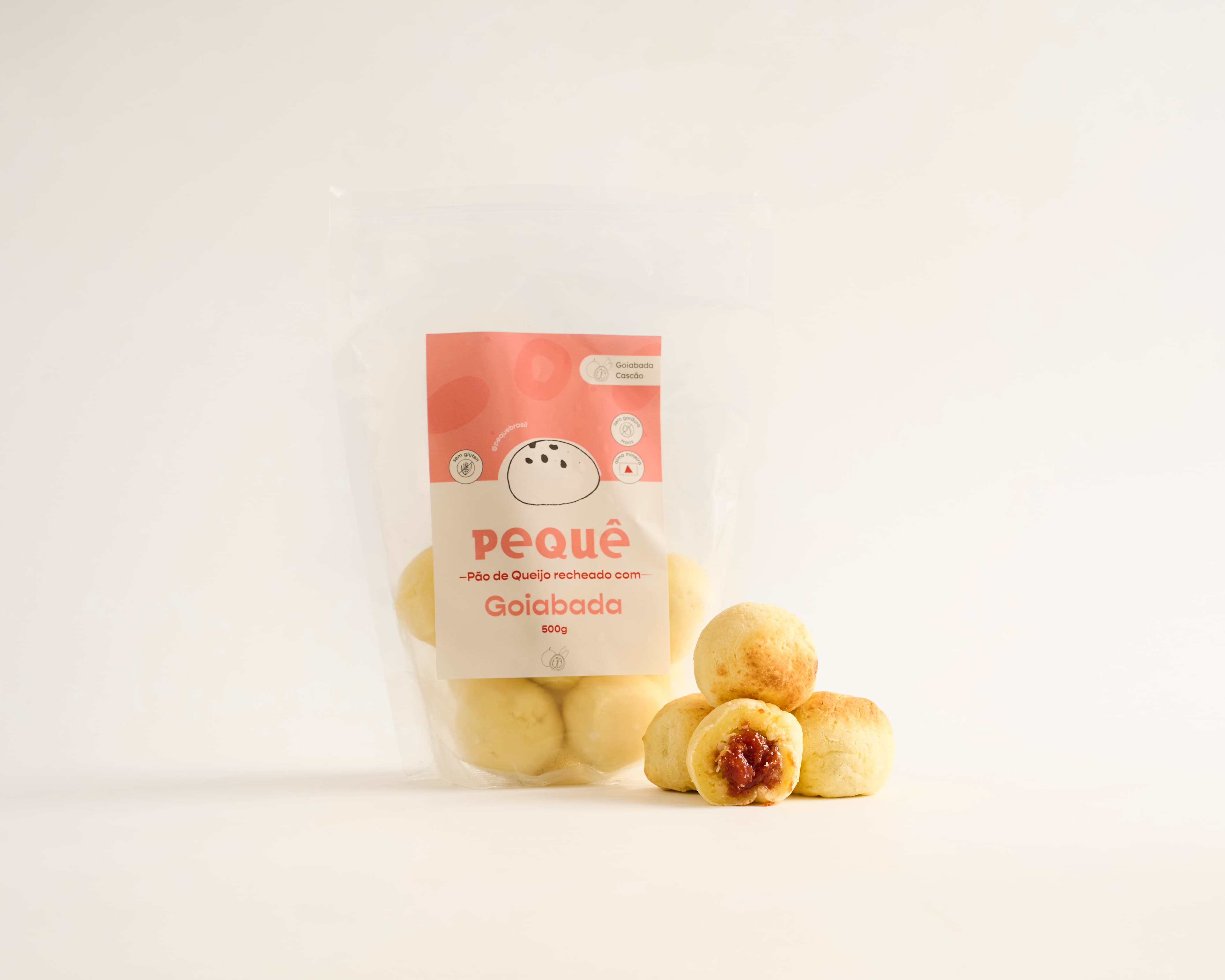 Pão de queijo com goiabada 500g