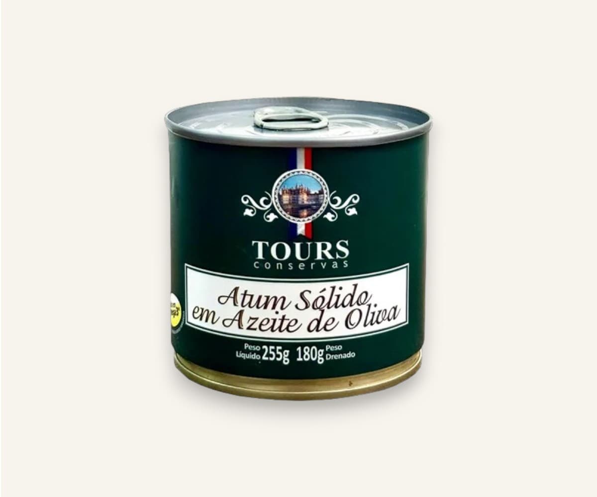 Atum sólido em azeite de oliva 180g