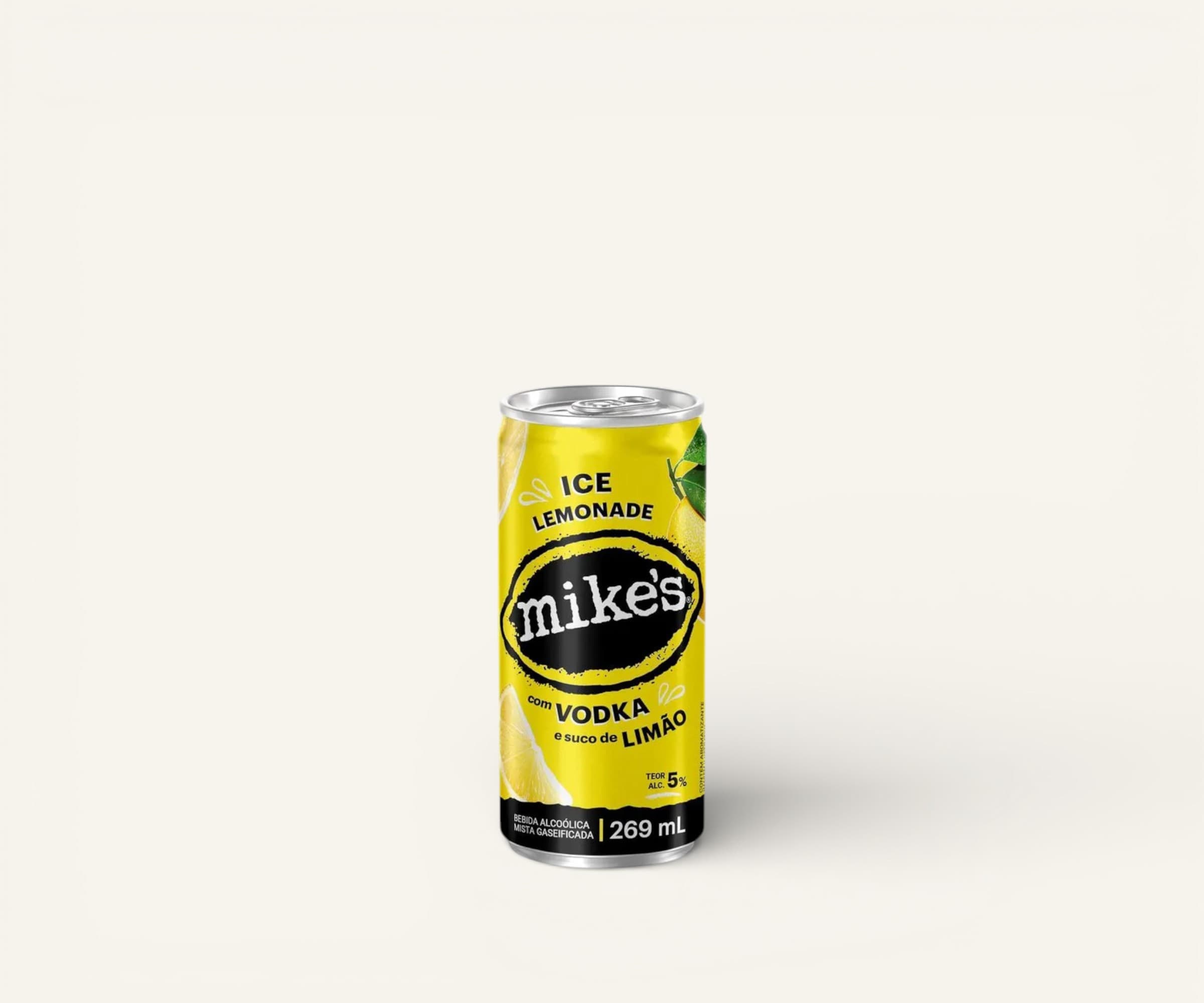 Drink alcoólico pronto ice lemonade Mike's lata 269ml