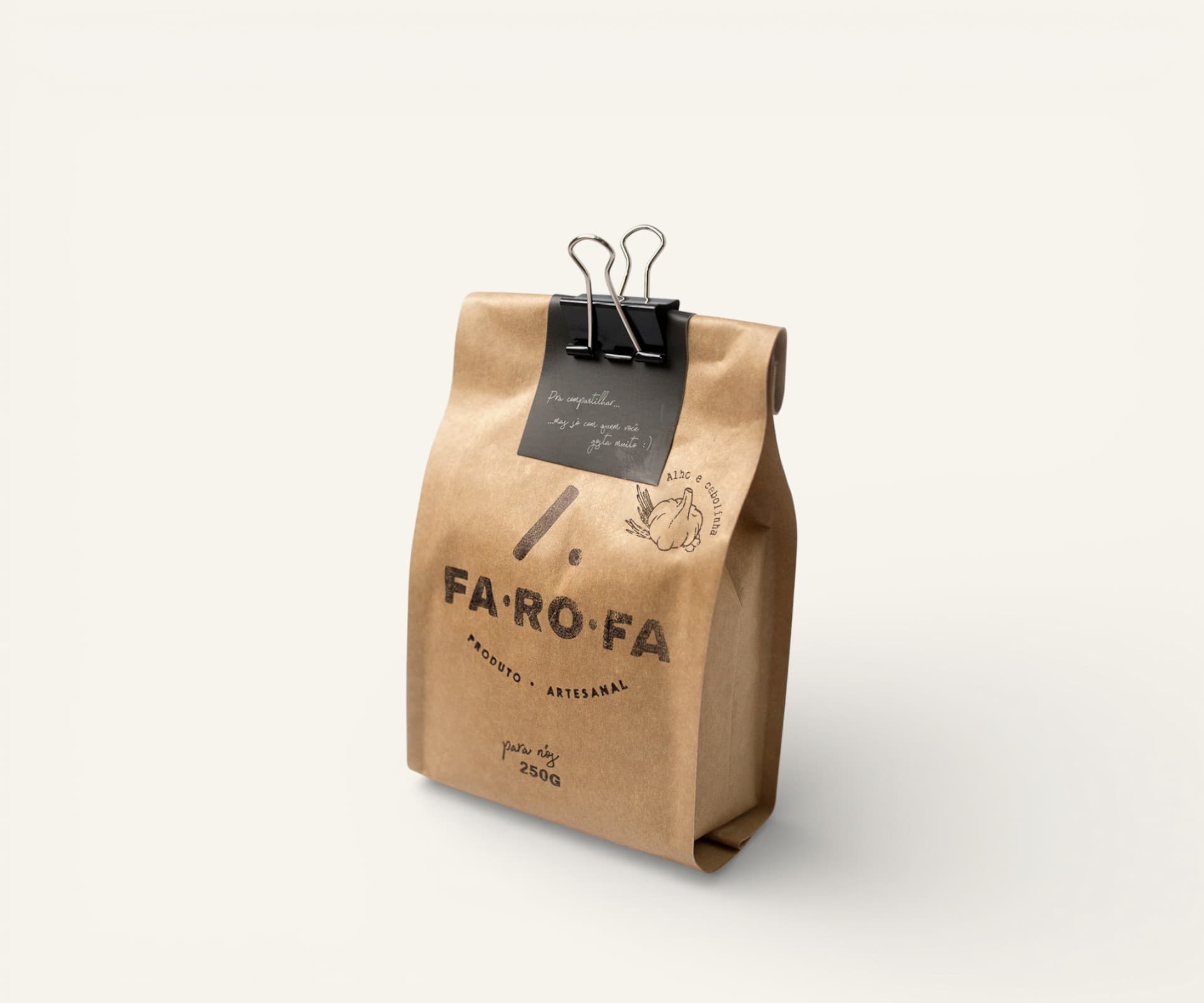 Farofa de alho e cebolinha 250g