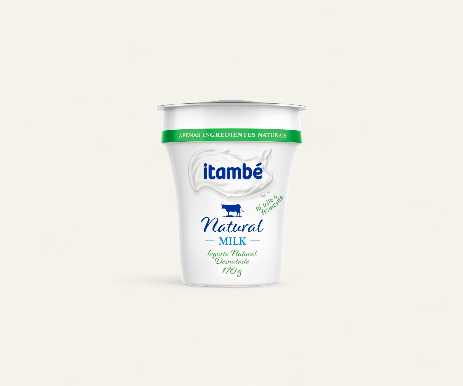 Iogurte natural desnatado Natural Milk Itambé 170g