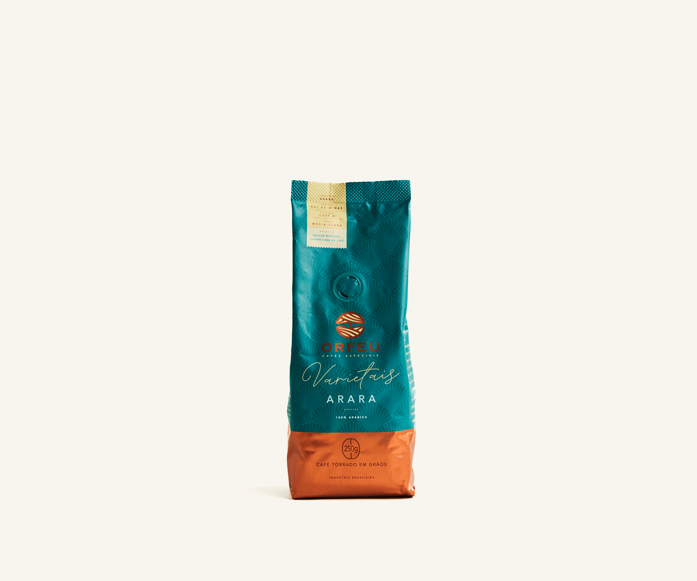 Café em grãos Orfeu varietais Arara 250g