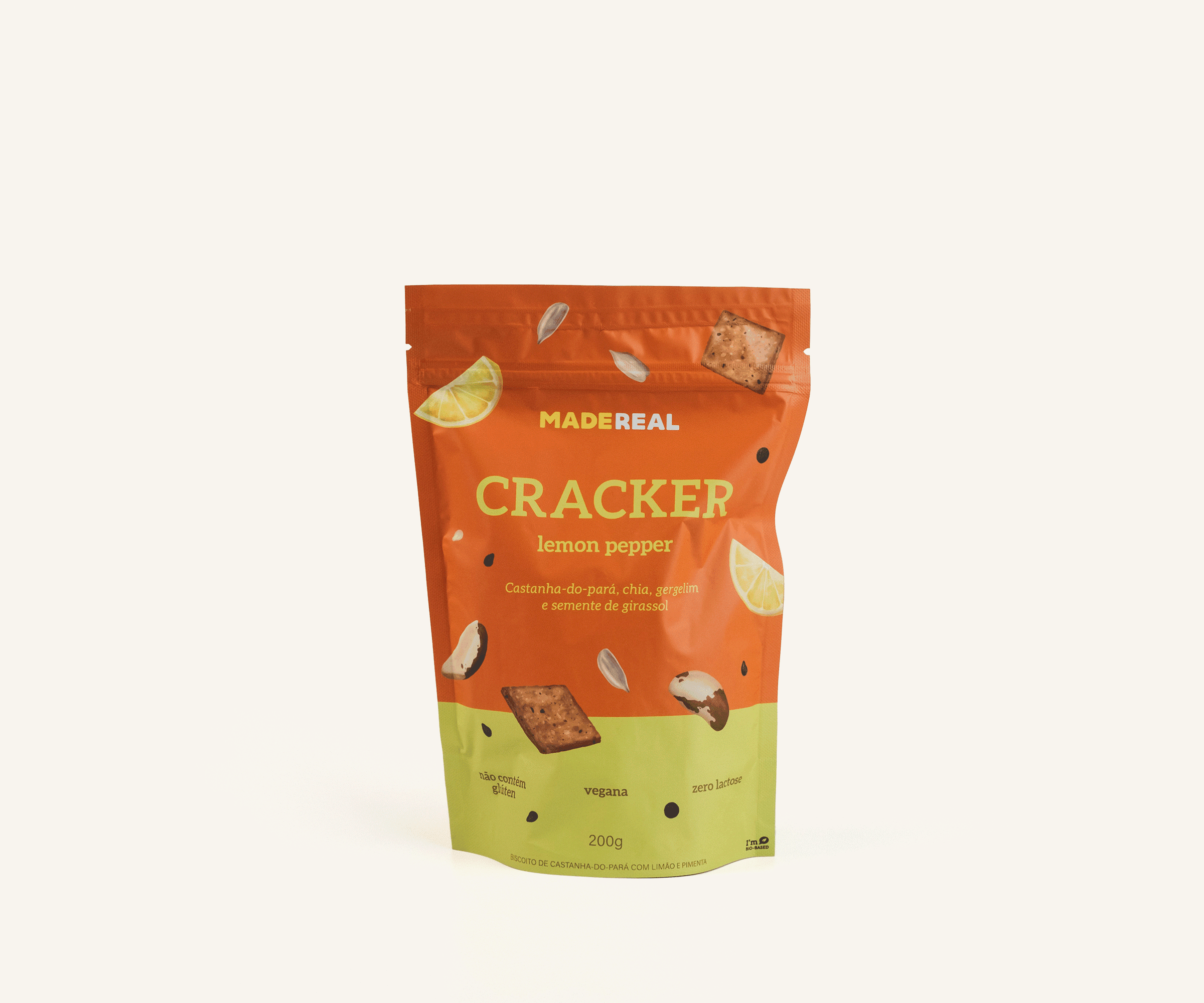 Cracker lemon pepper 200g