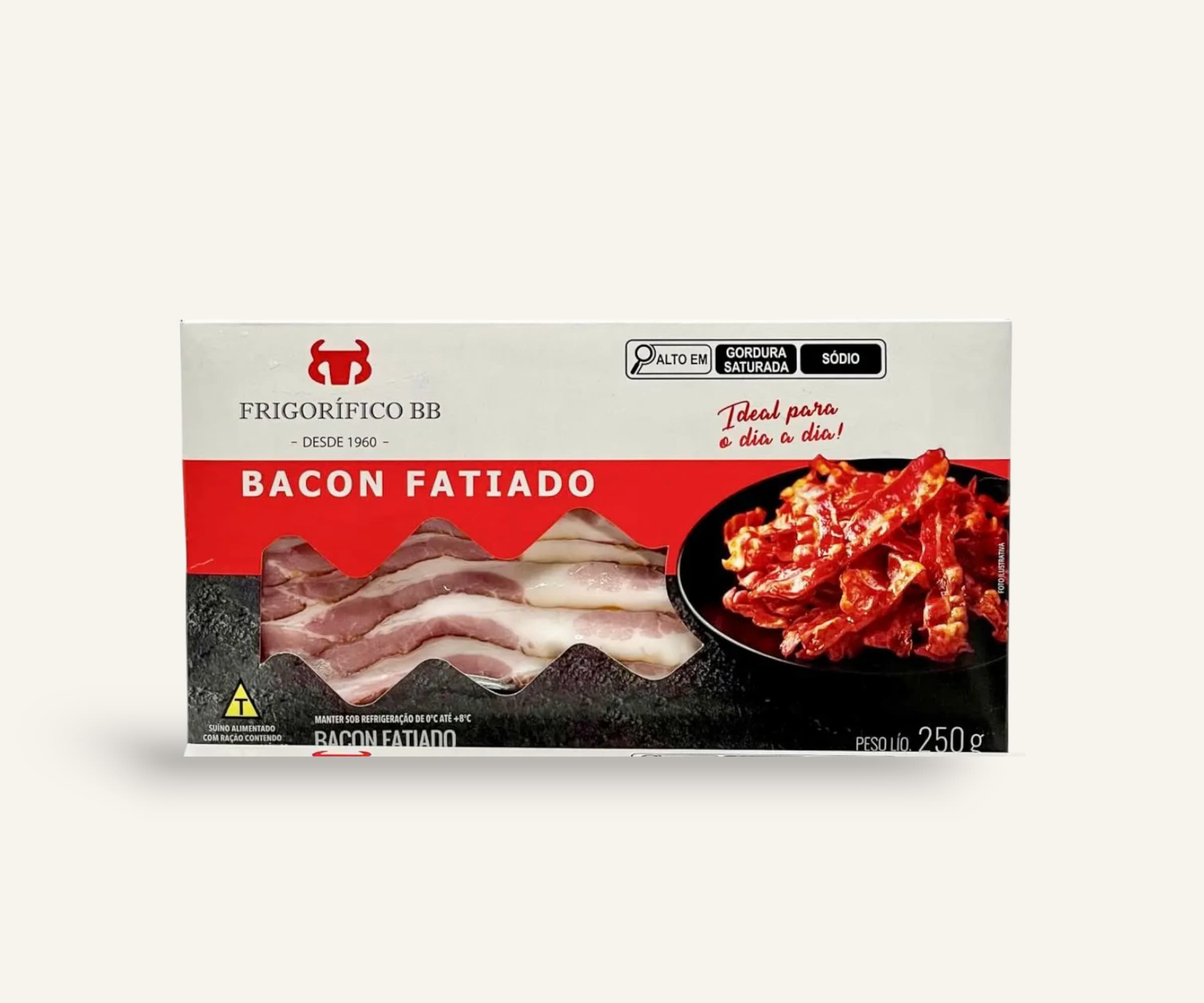 Bacon fatiado 250g