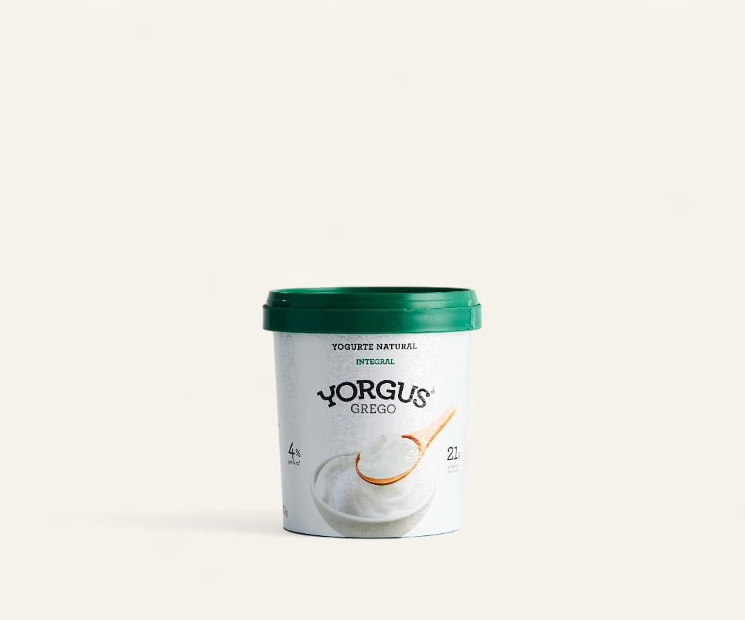 Iogurte proteico grego integral Yorgus 500g