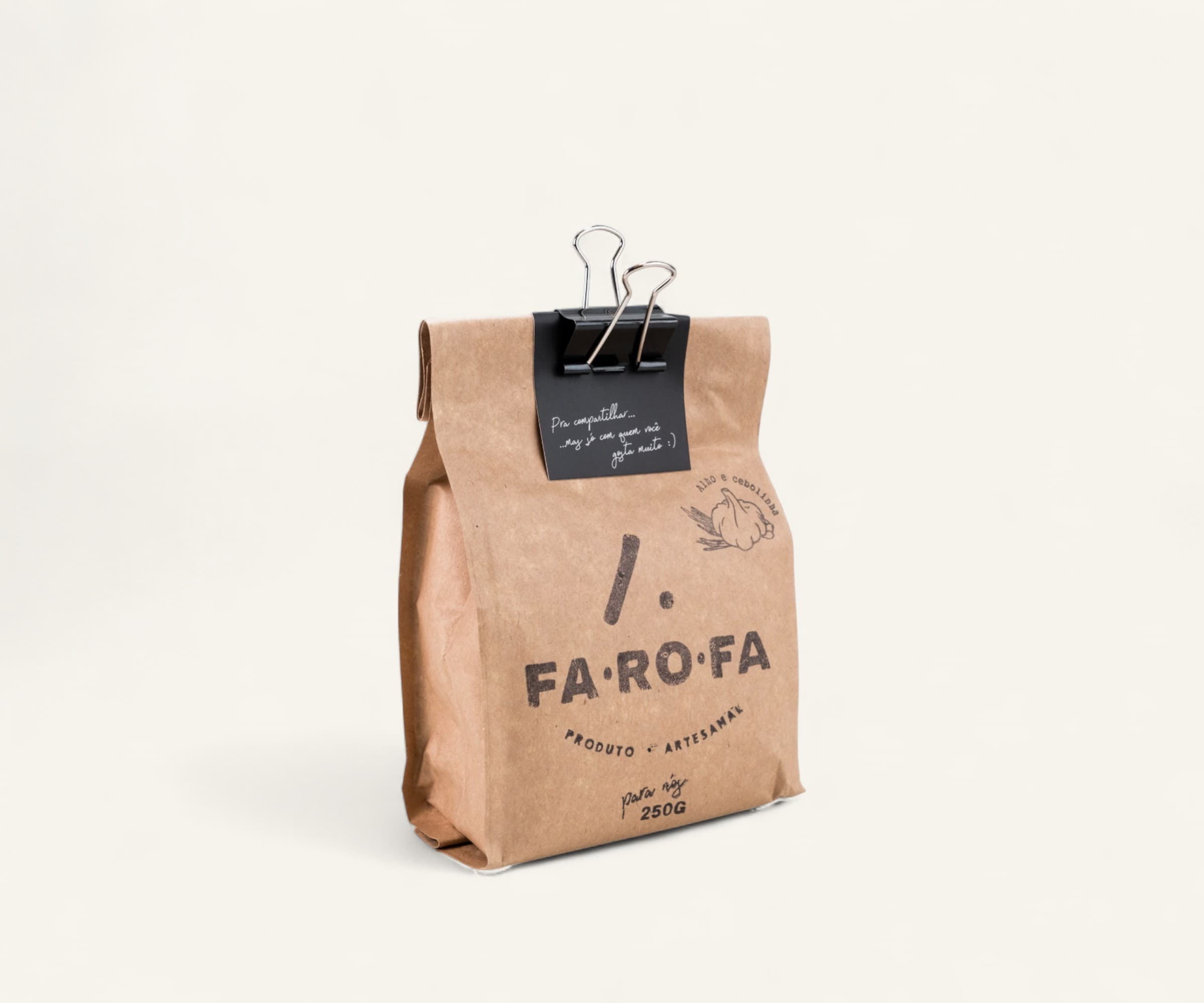 A Farofa de alho e cebolinha 250g