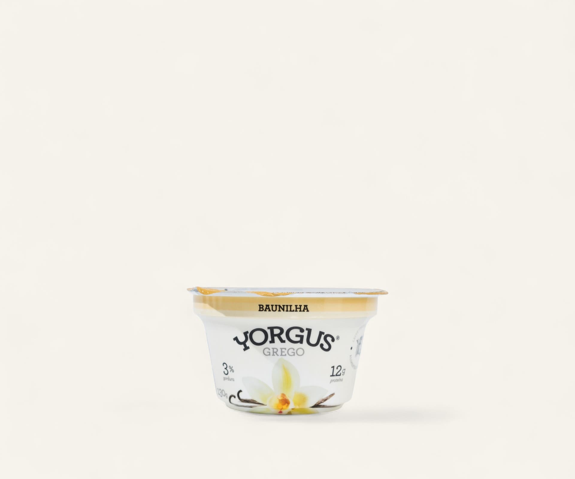 Iogurte grego integral de baunilha Yorgus 130g
