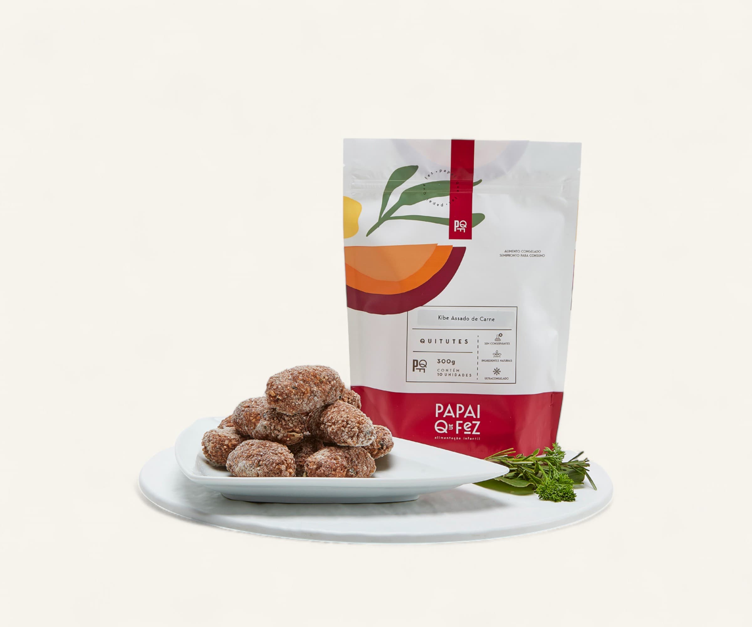 Quibe assado de carne bovina Papai que Fez 300g