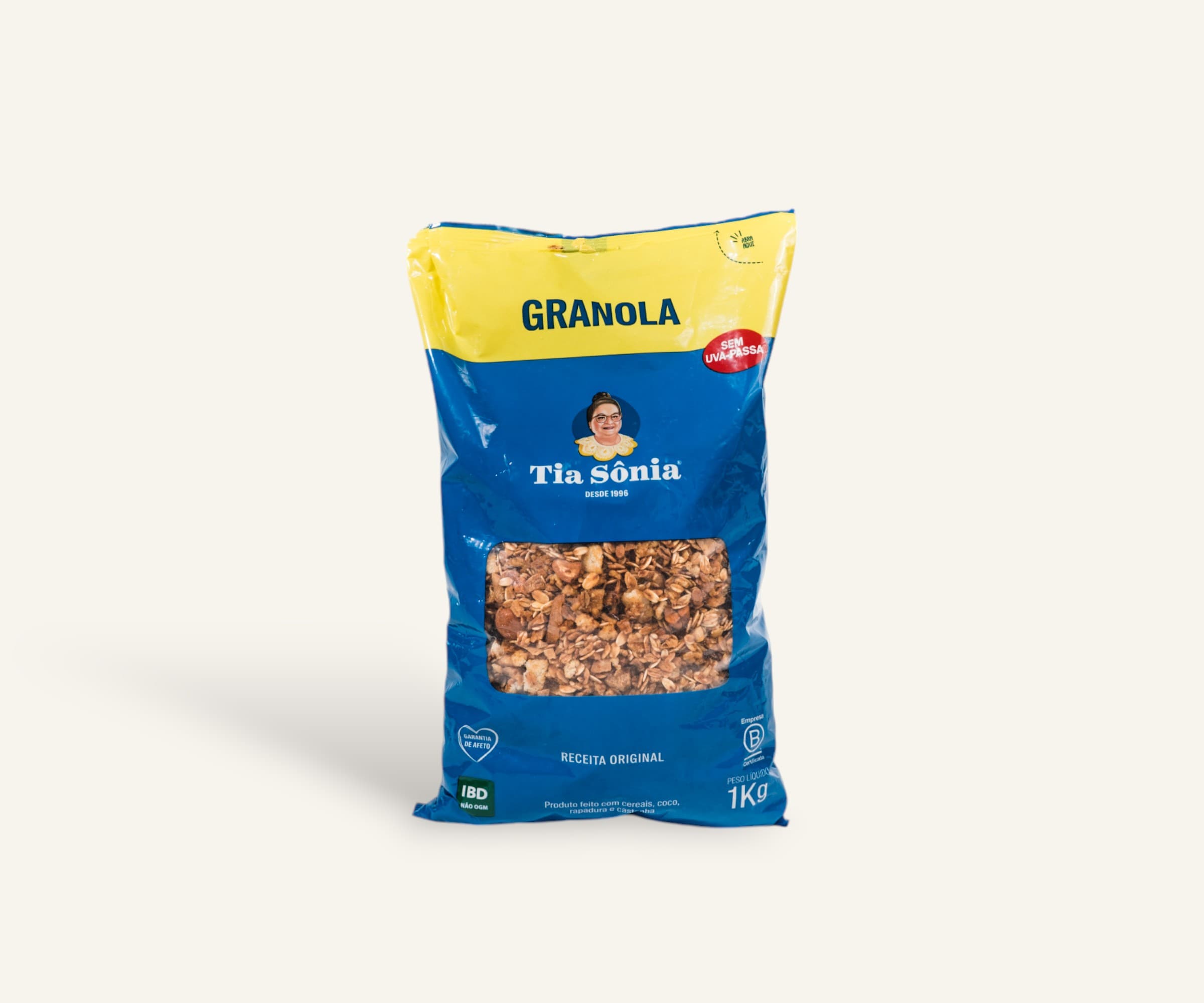Granola tradicional sem uva-passa 1kg