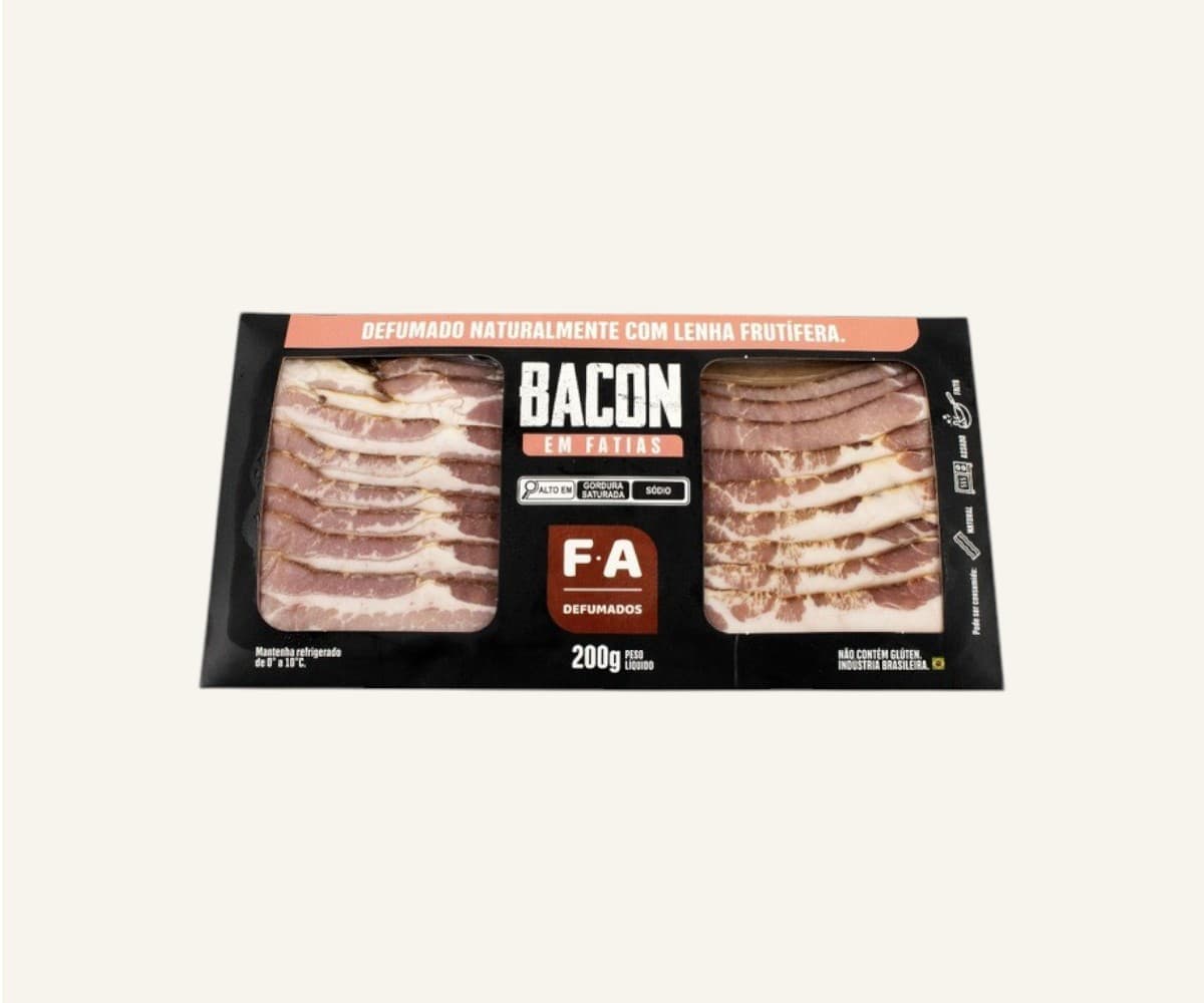 Bacon fatiado 200g
