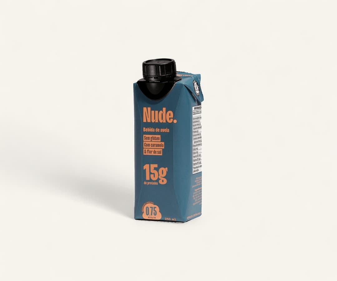 Bebida proteica caramelo flor de sal Nude 250ml
