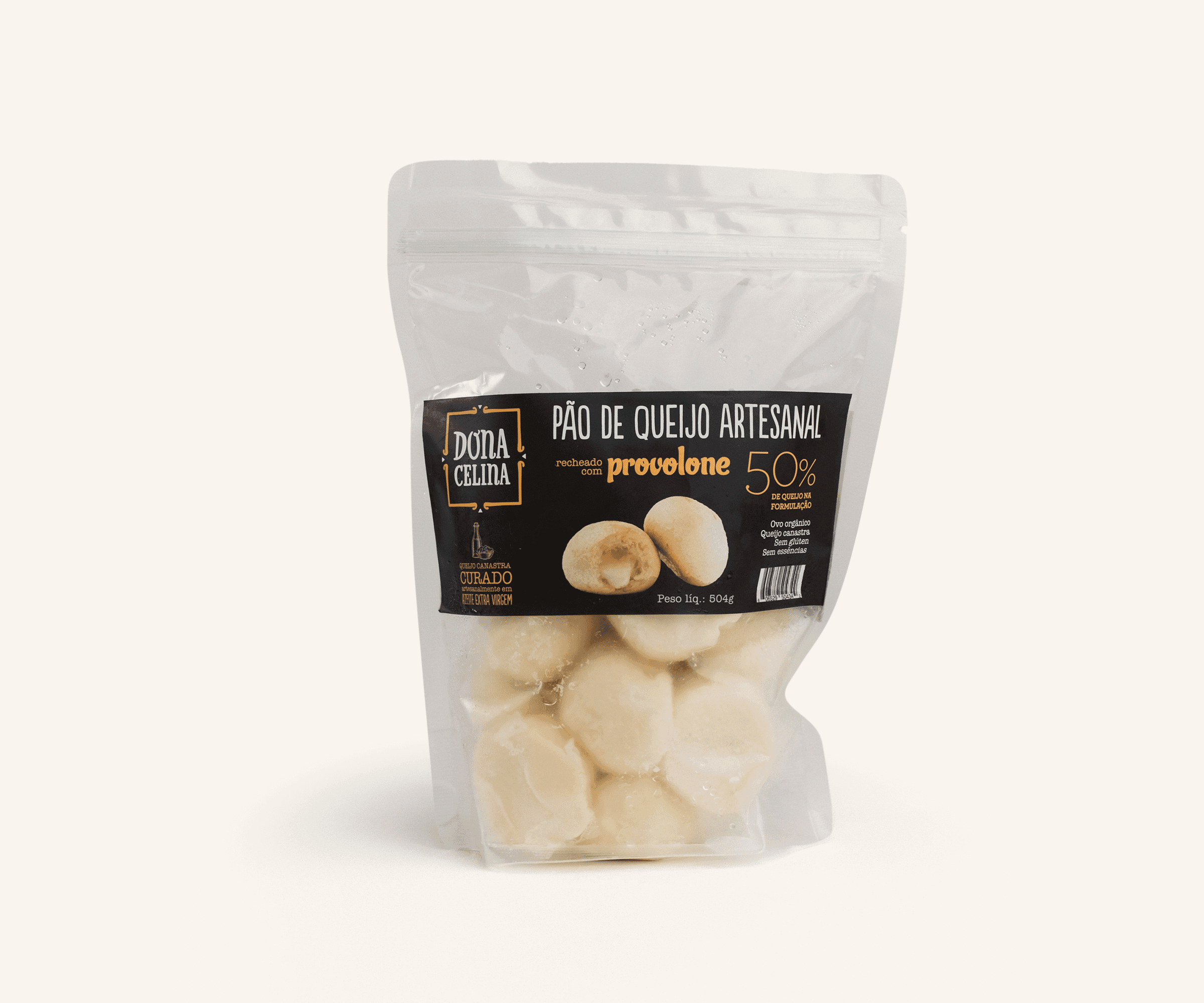 Pão de queijo artesanal com provolone 500g