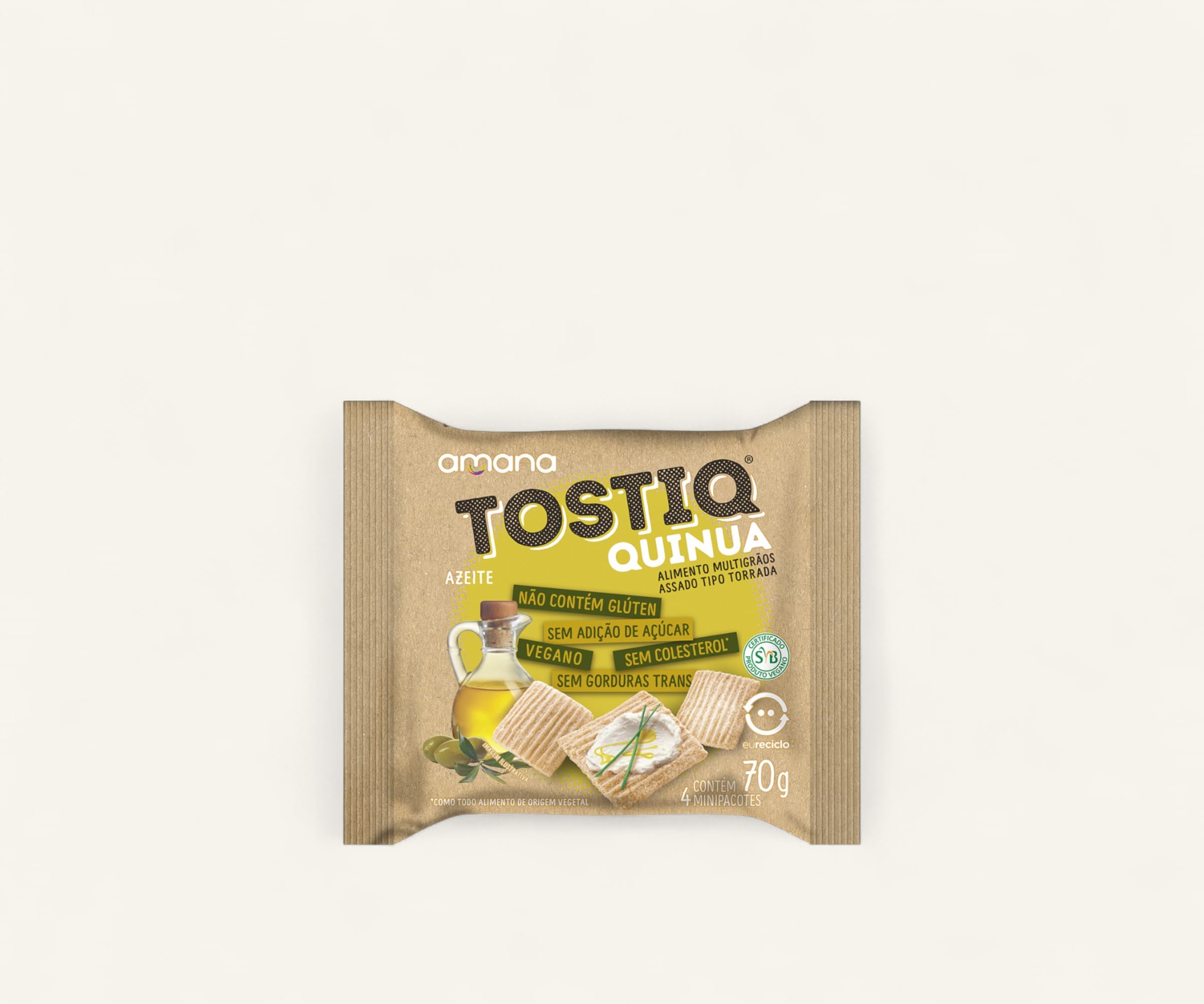 Torrada quinua Tostiq azeite70g